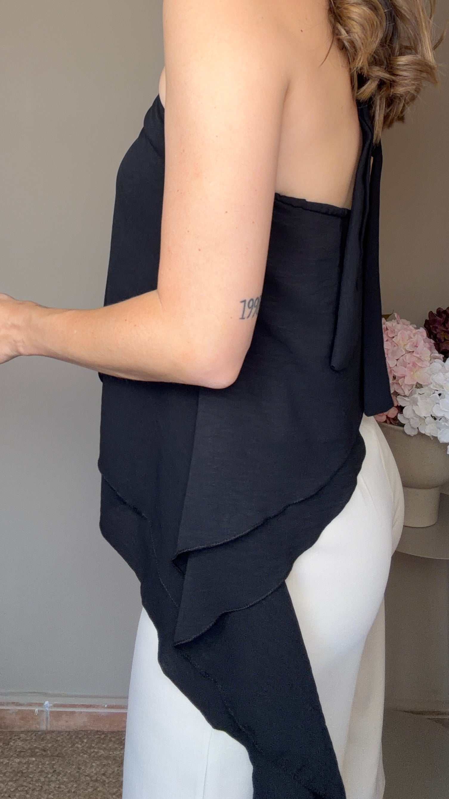 Blusa Cala negro
