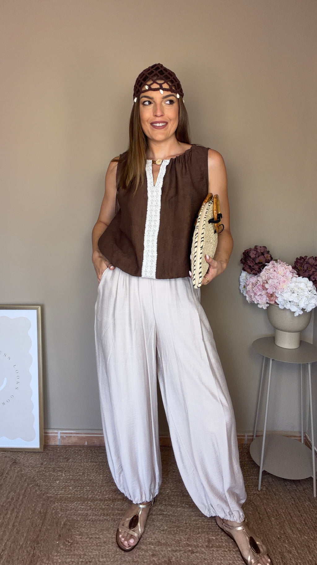 Pantalón Malasia beige