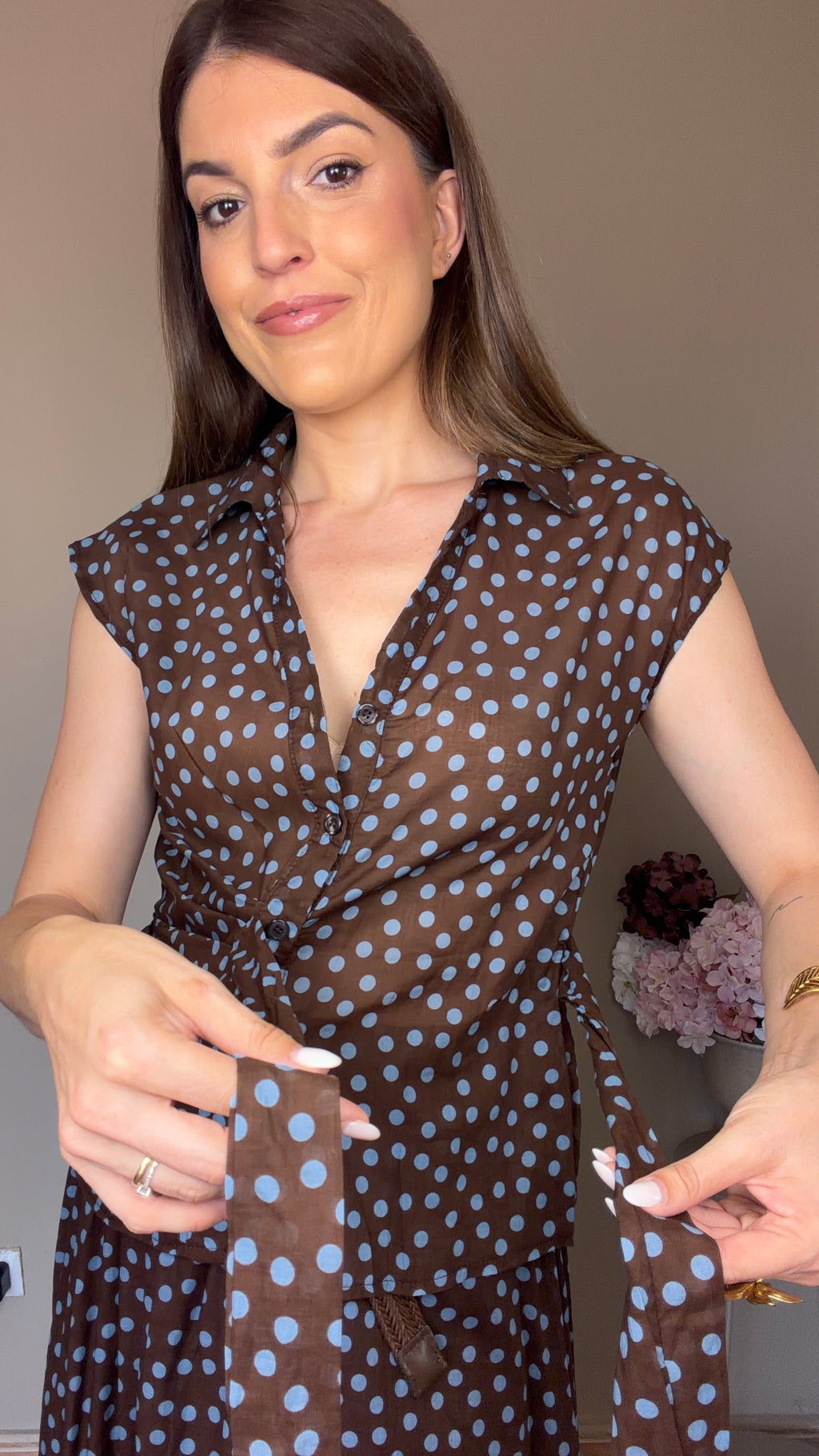 Blusa Manuela azul