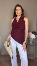 Blusa Granada burdeos
