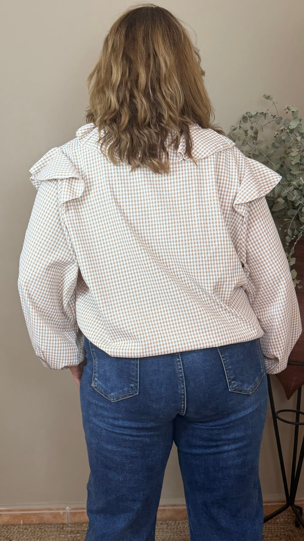 Blusa Celia beige