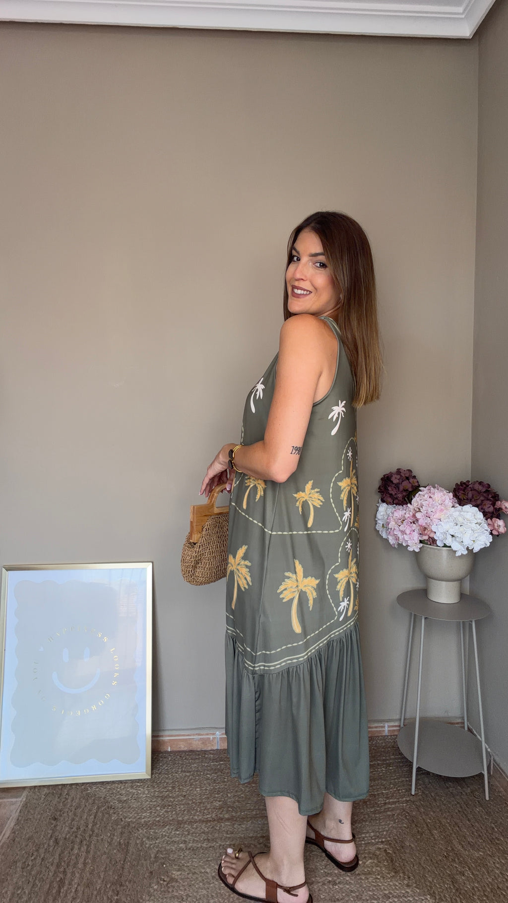 Vestido Tania verde