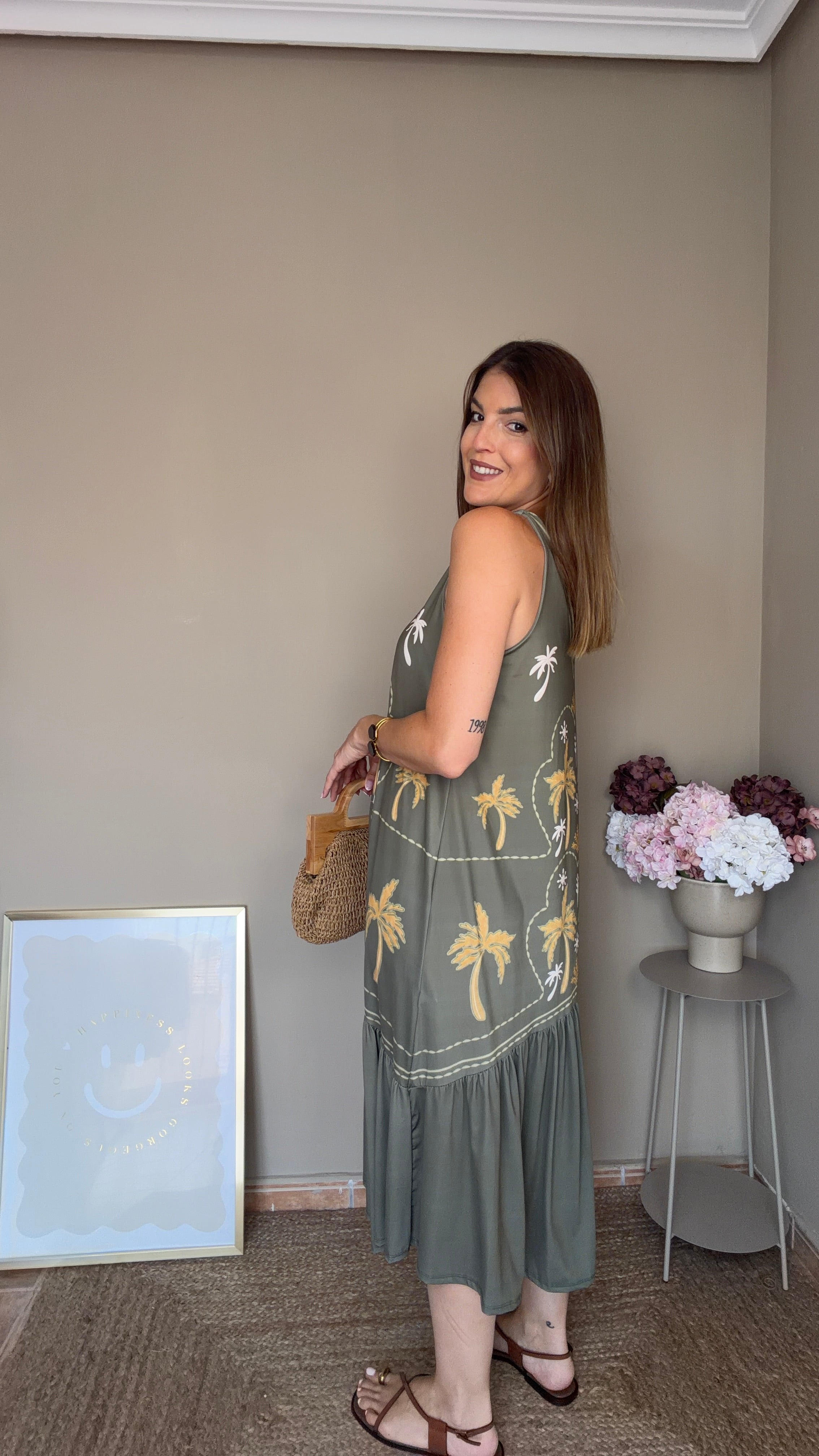 Vestido Tania verde