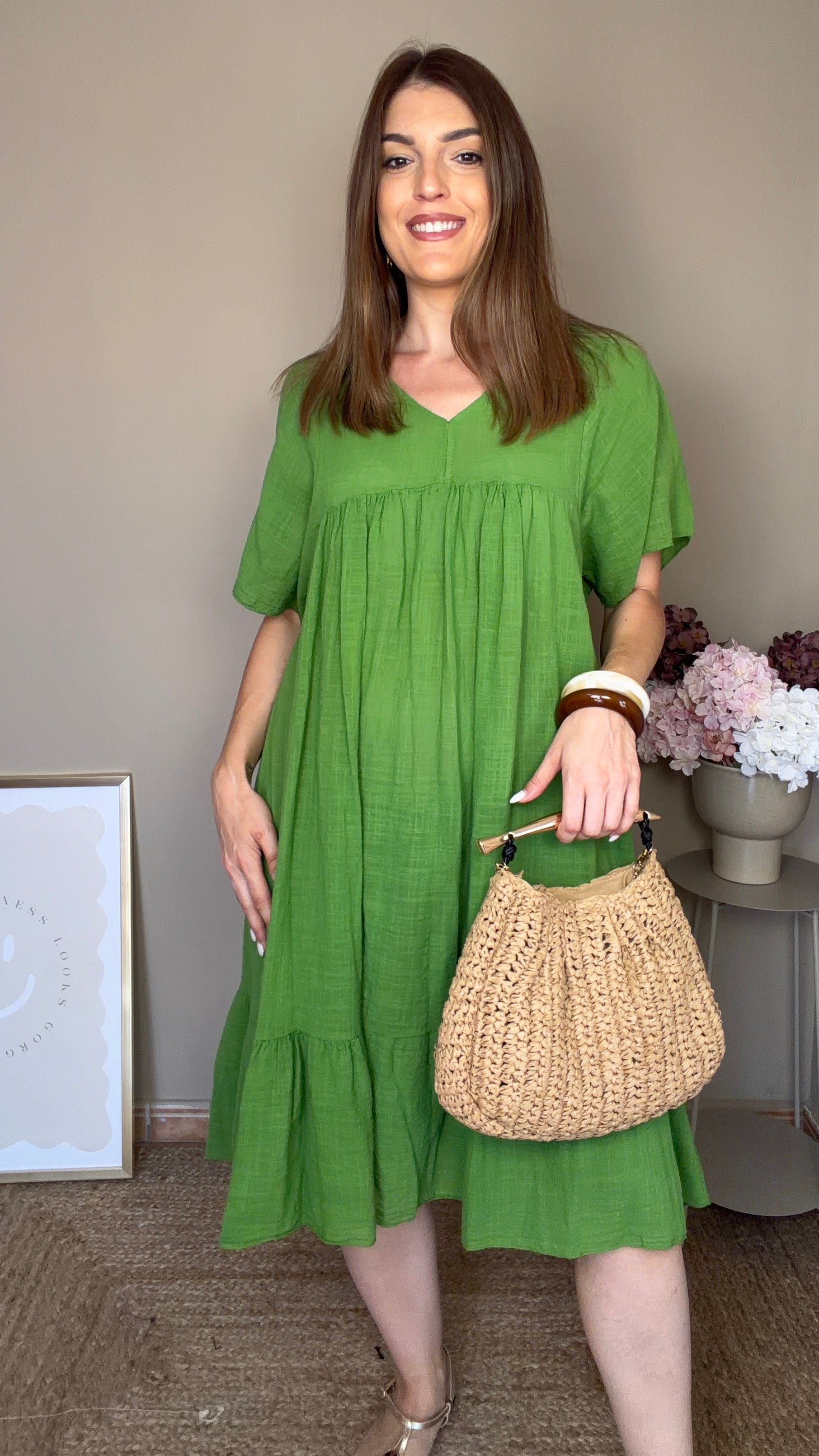 Vestido Lupe verde