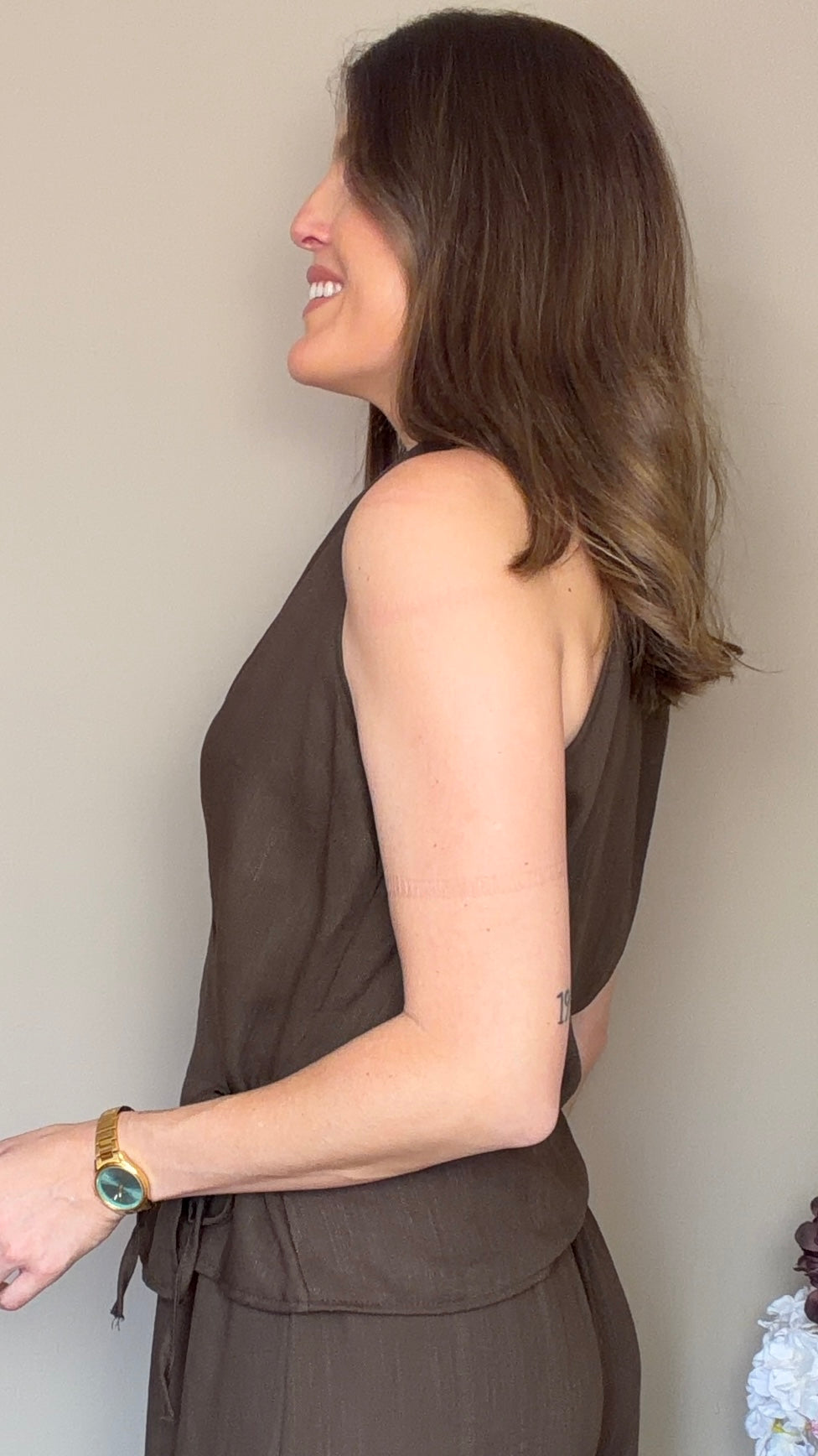 Blusa Ana marrón