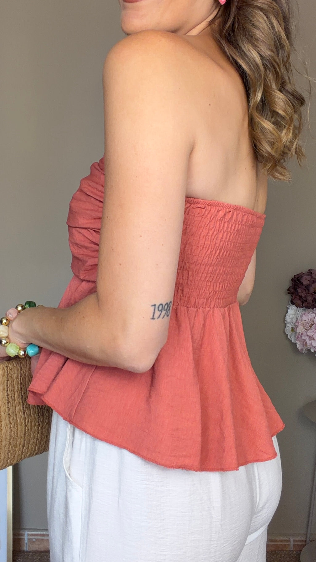 Blusa Daniela coral