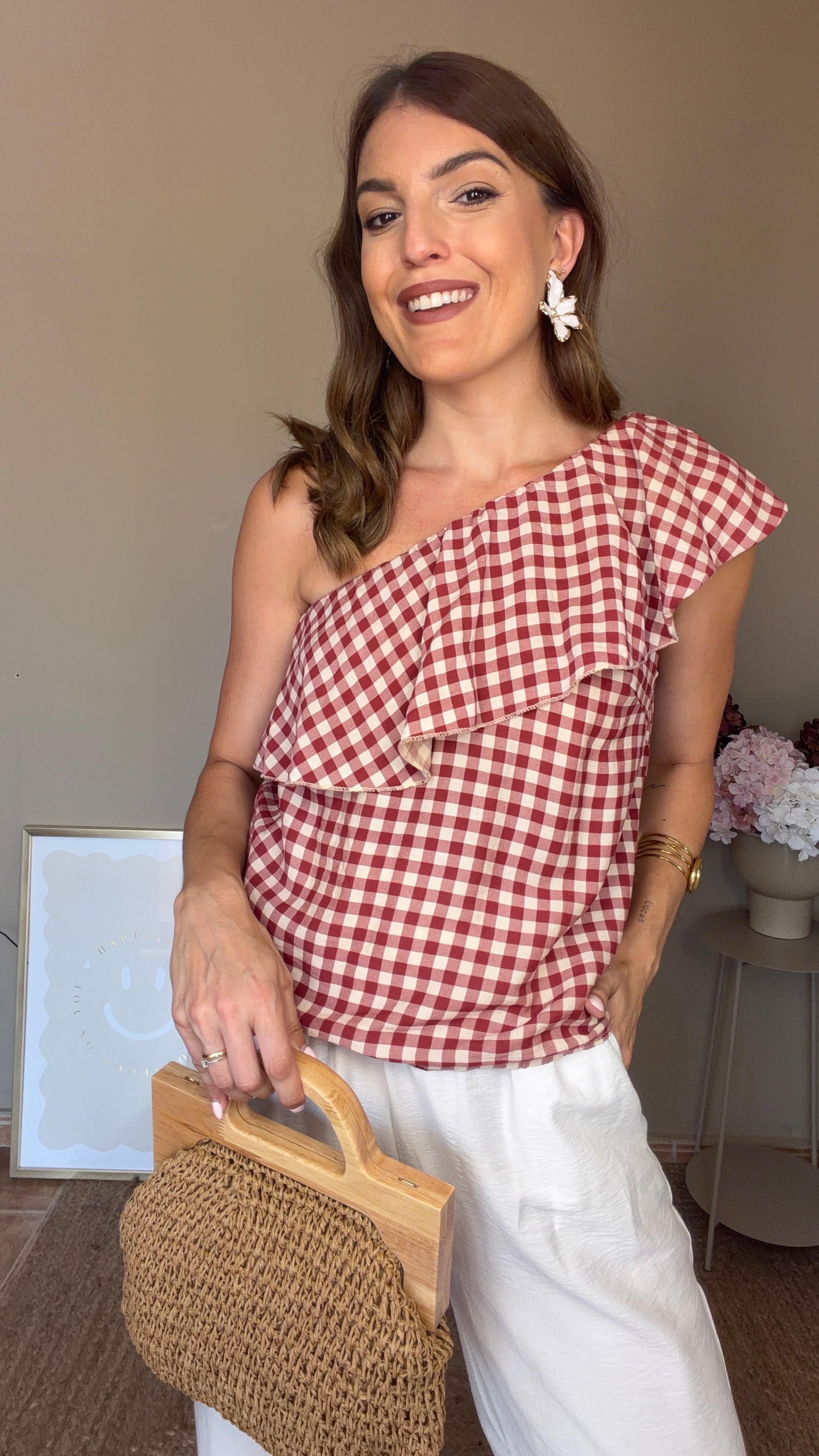 Blusa Cristina roja