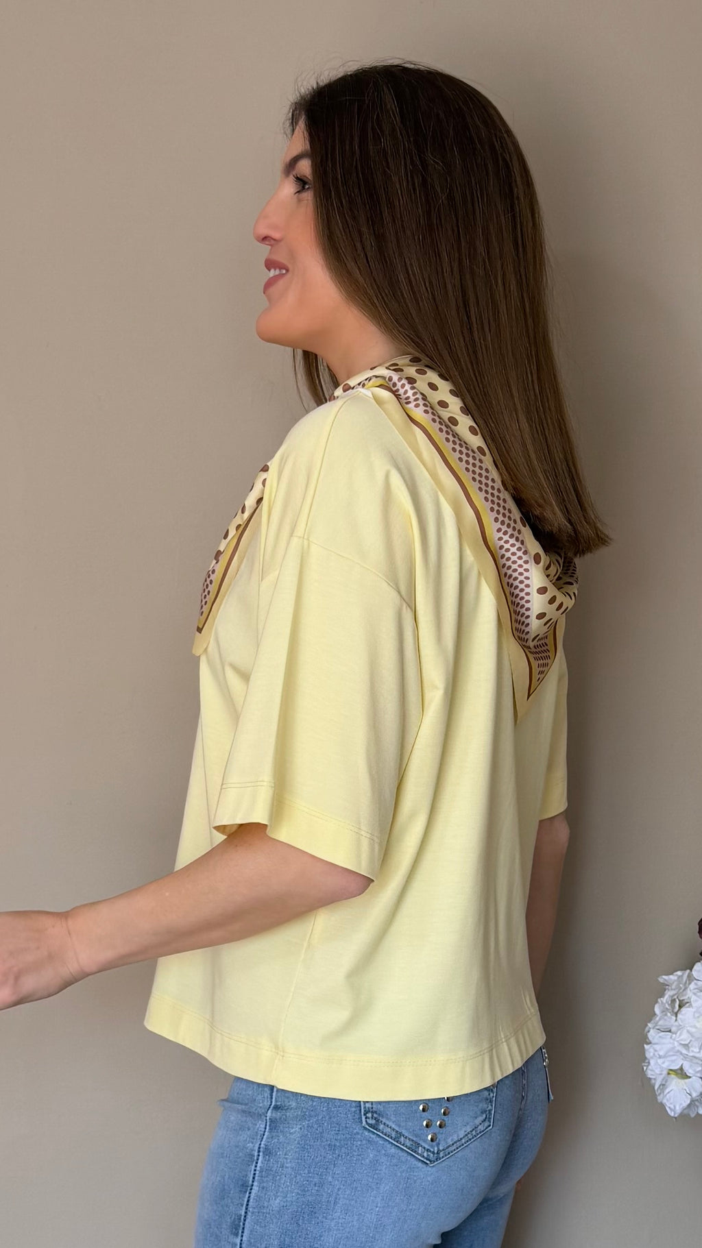 Camiseta Pañuelo amarilla