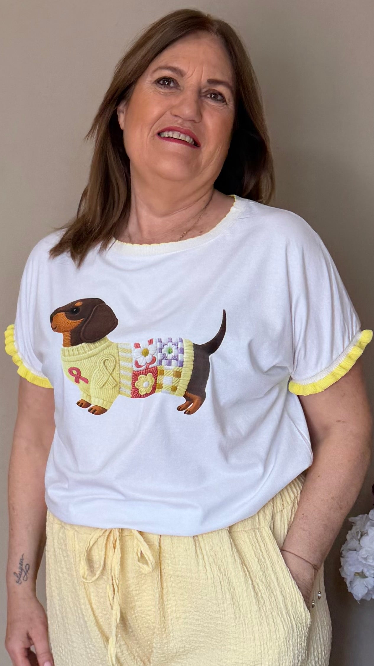 Camiseta Coco amarilla