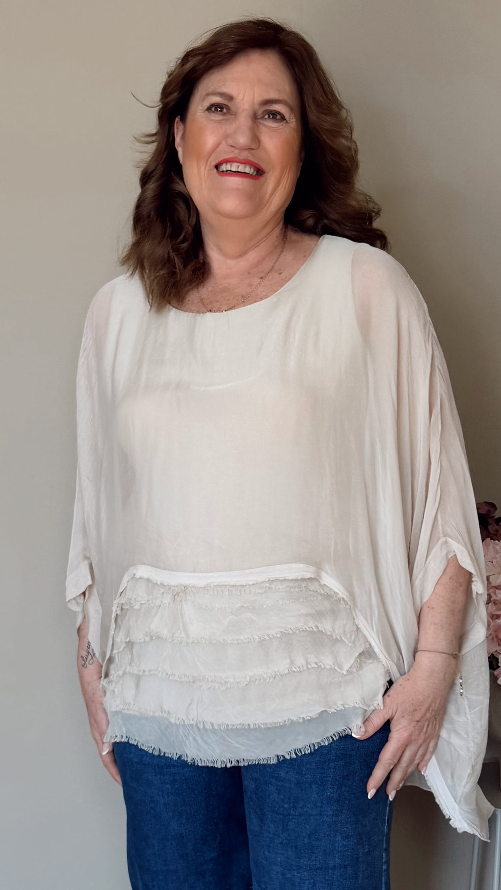 Blusa Lisa beige