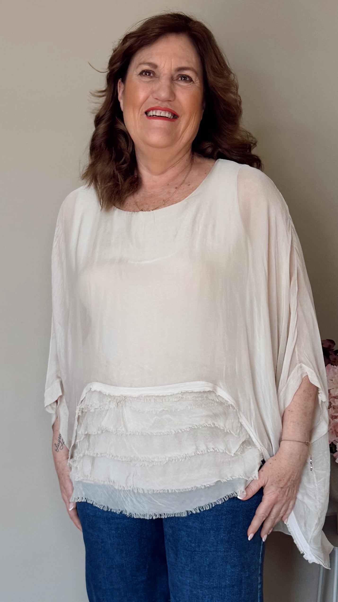 Blusa Lisa beige