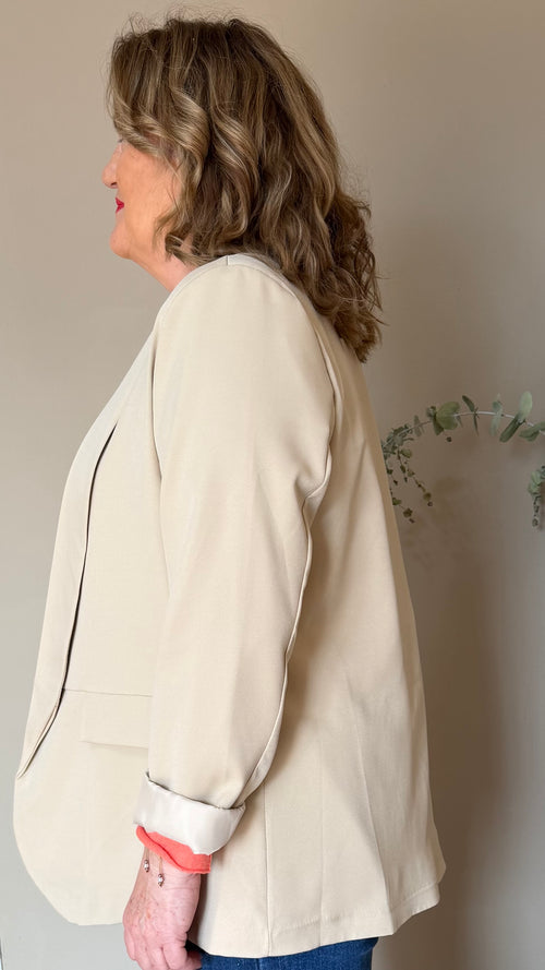 Blazer Leo beige