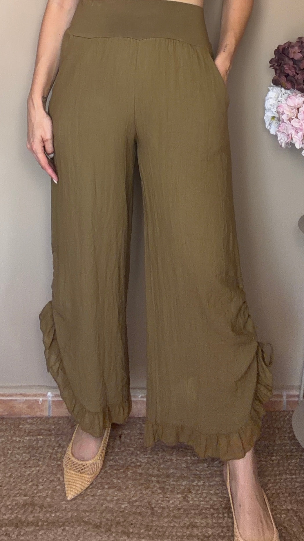 Pantalón Flecado kaki