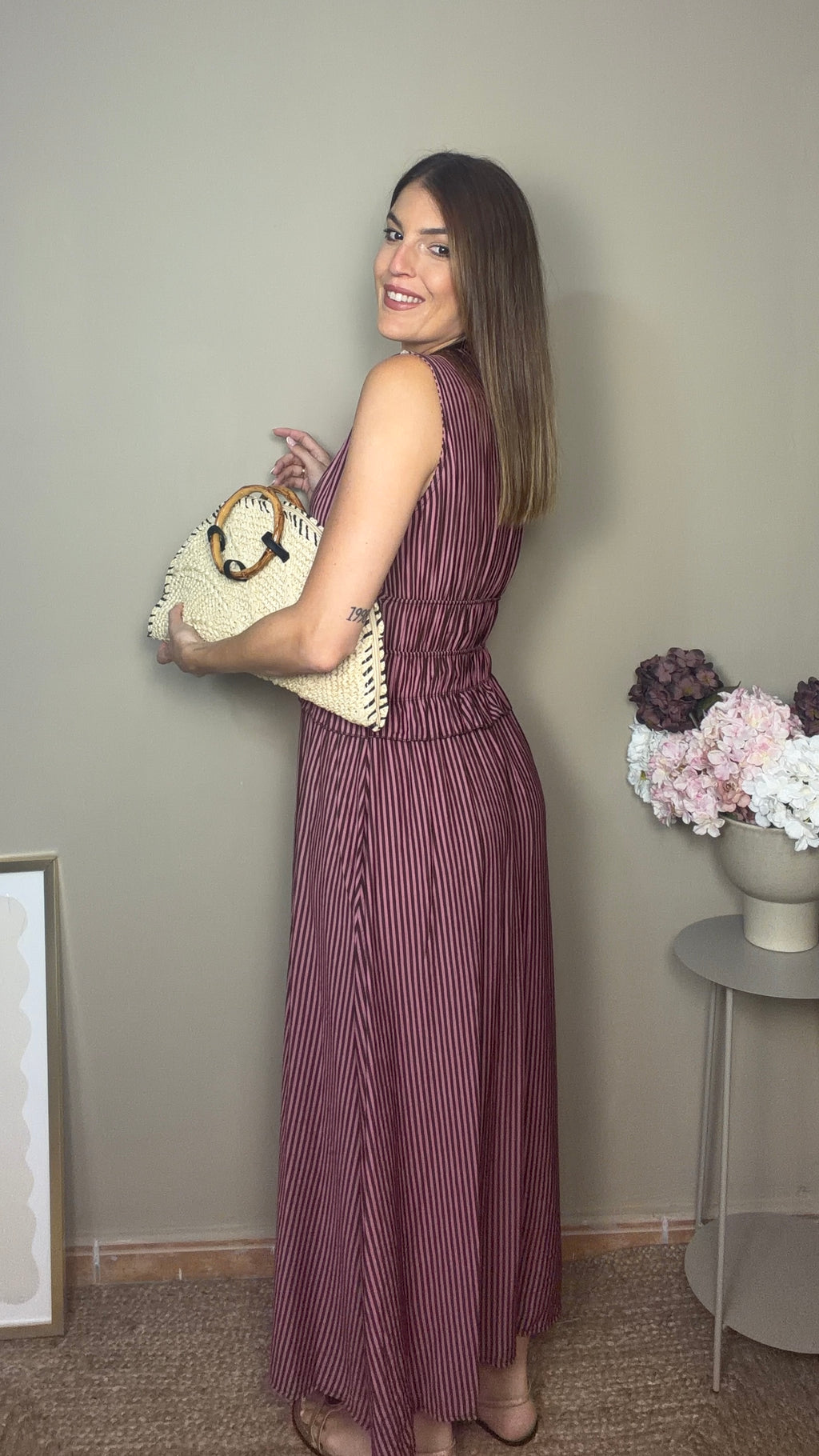 Vestido Malena rosa