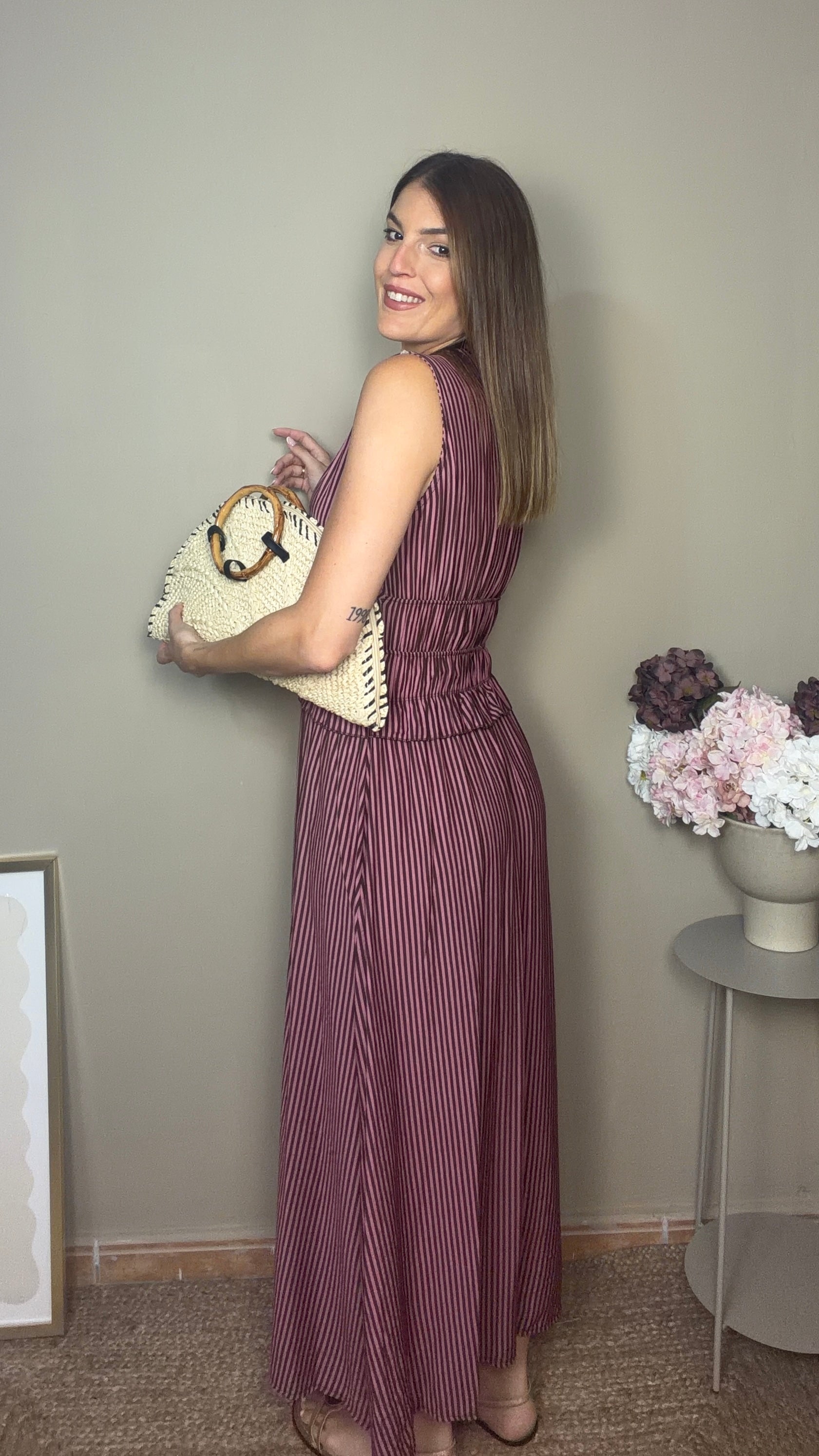 Vestido Malena rosa