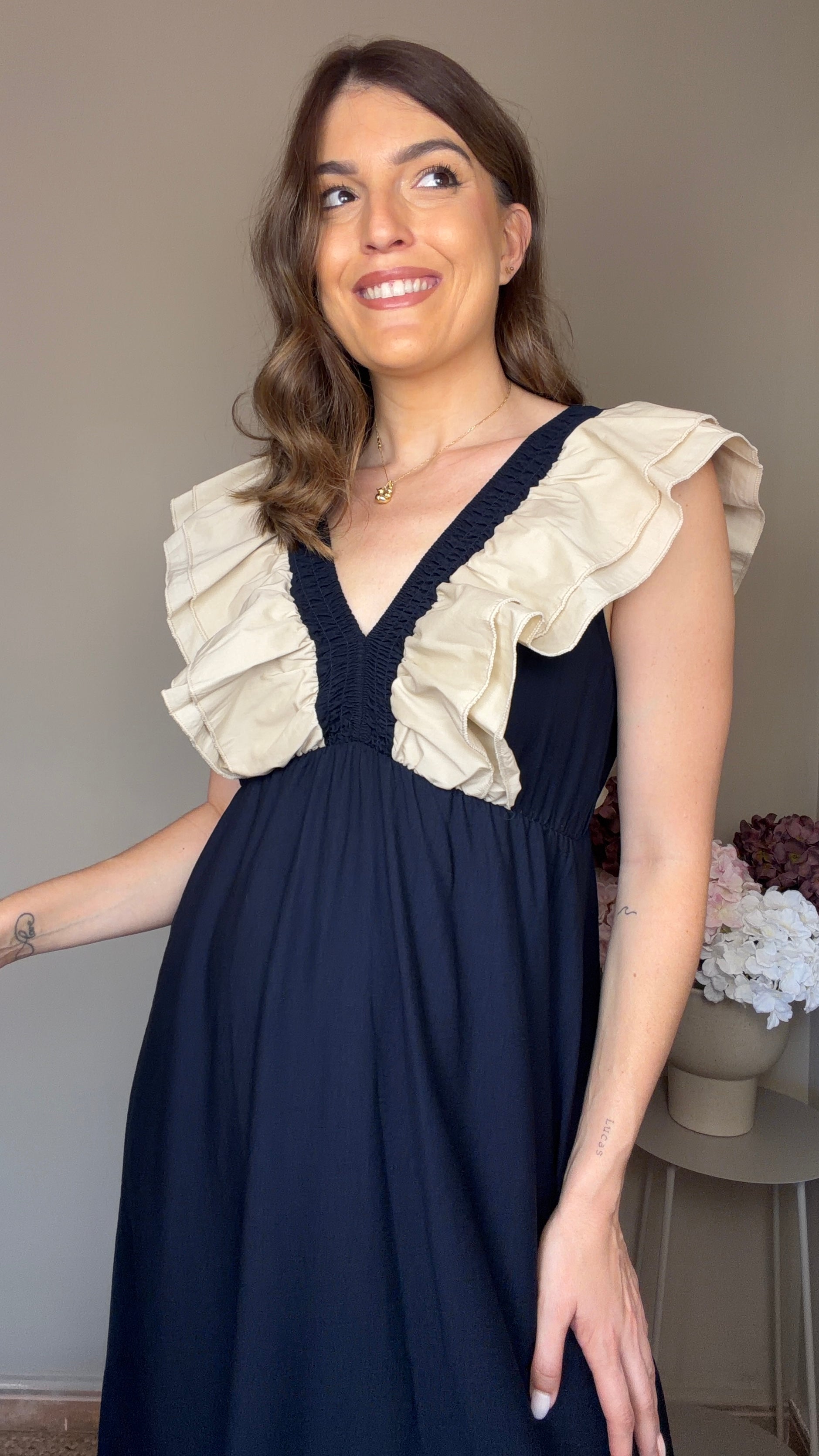 Vestido Love azul