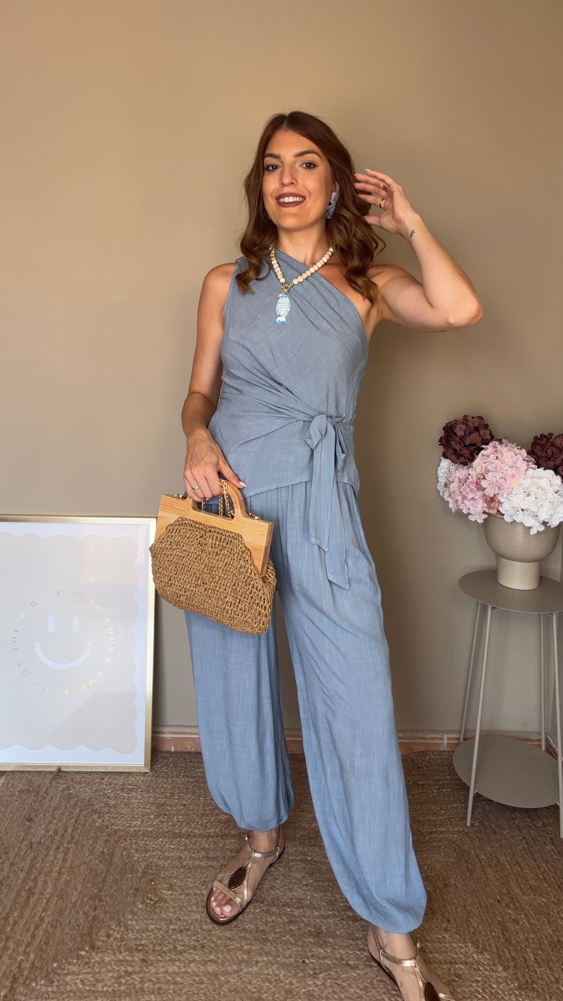 Conjunto Viena azul