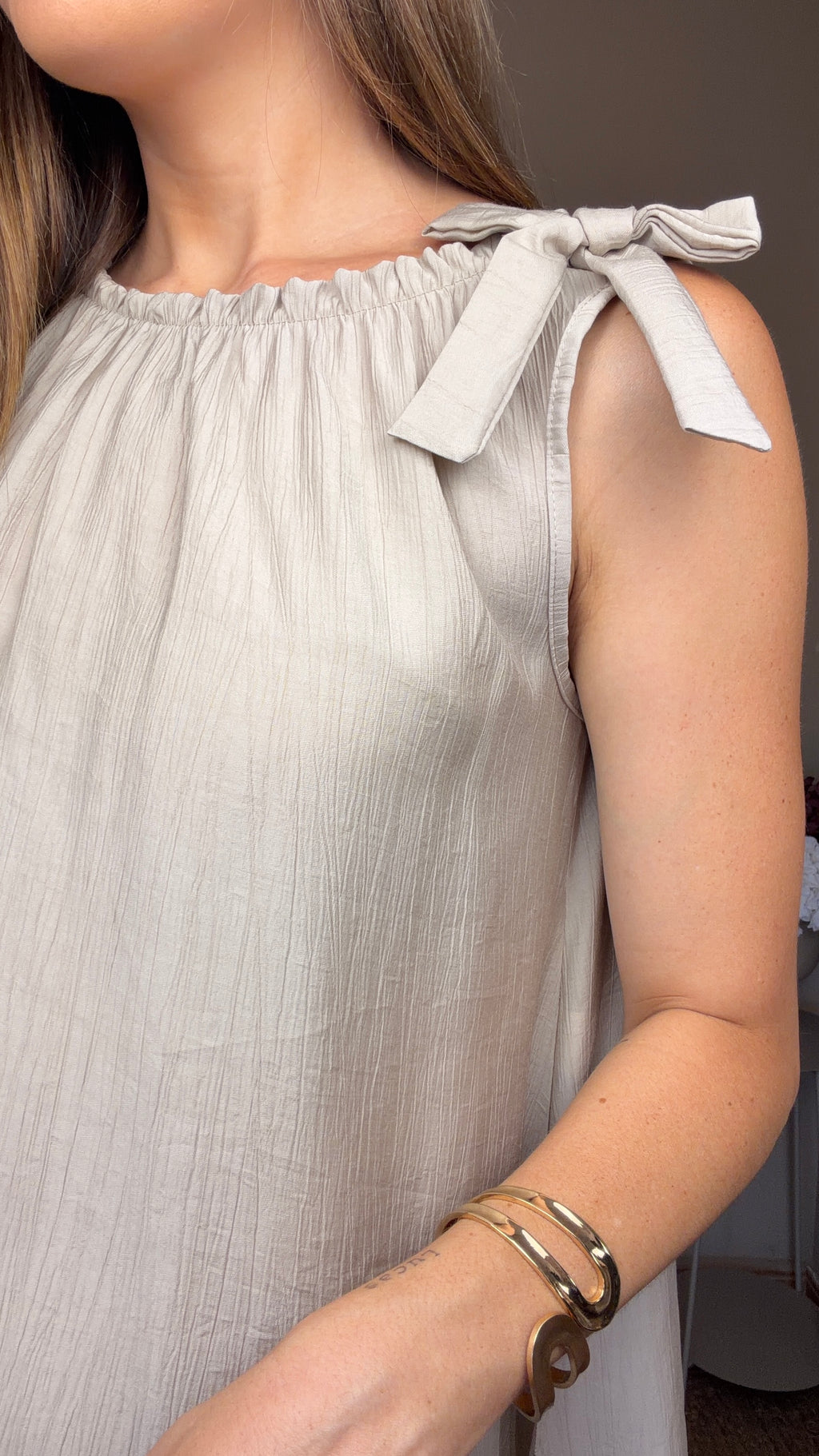 Blusa Cai beige