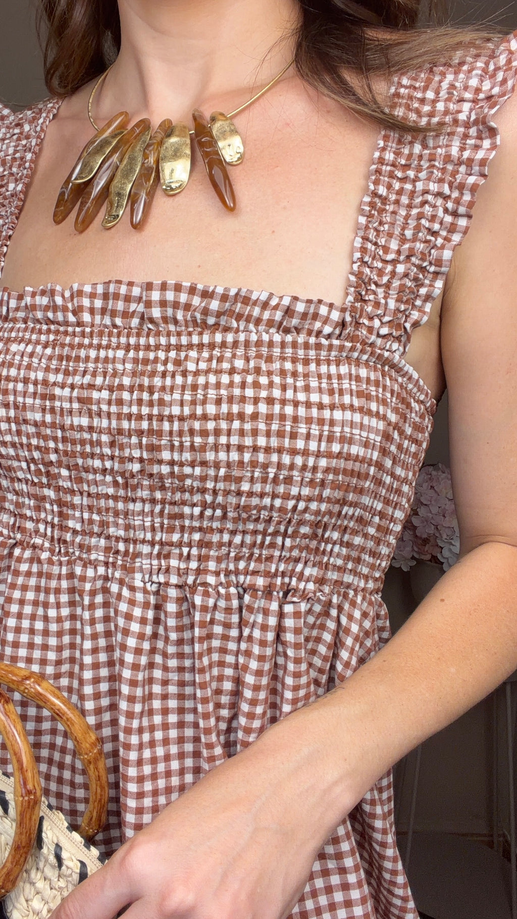 Vestido Alma marrón