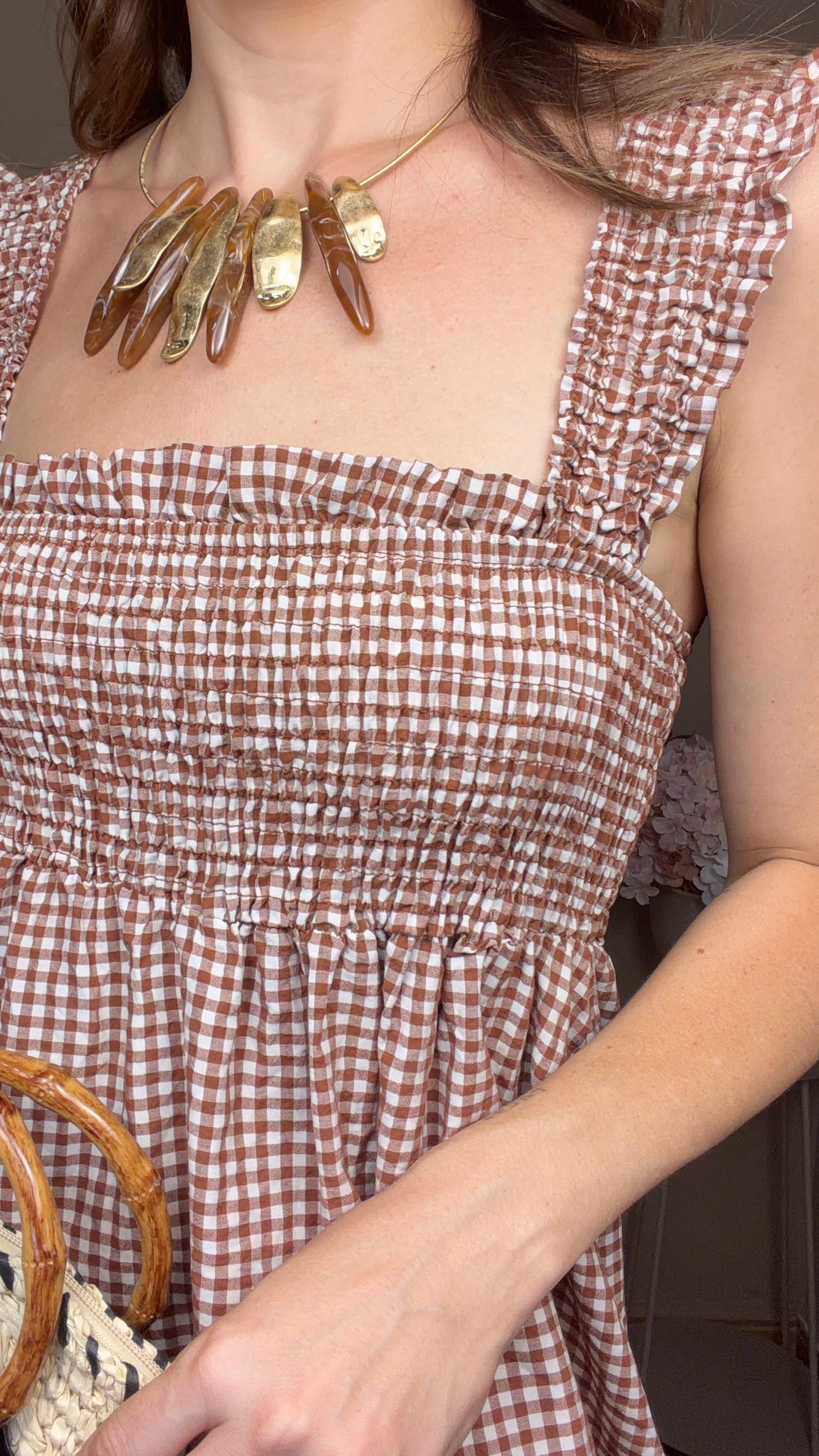 Vestido Alma marrón