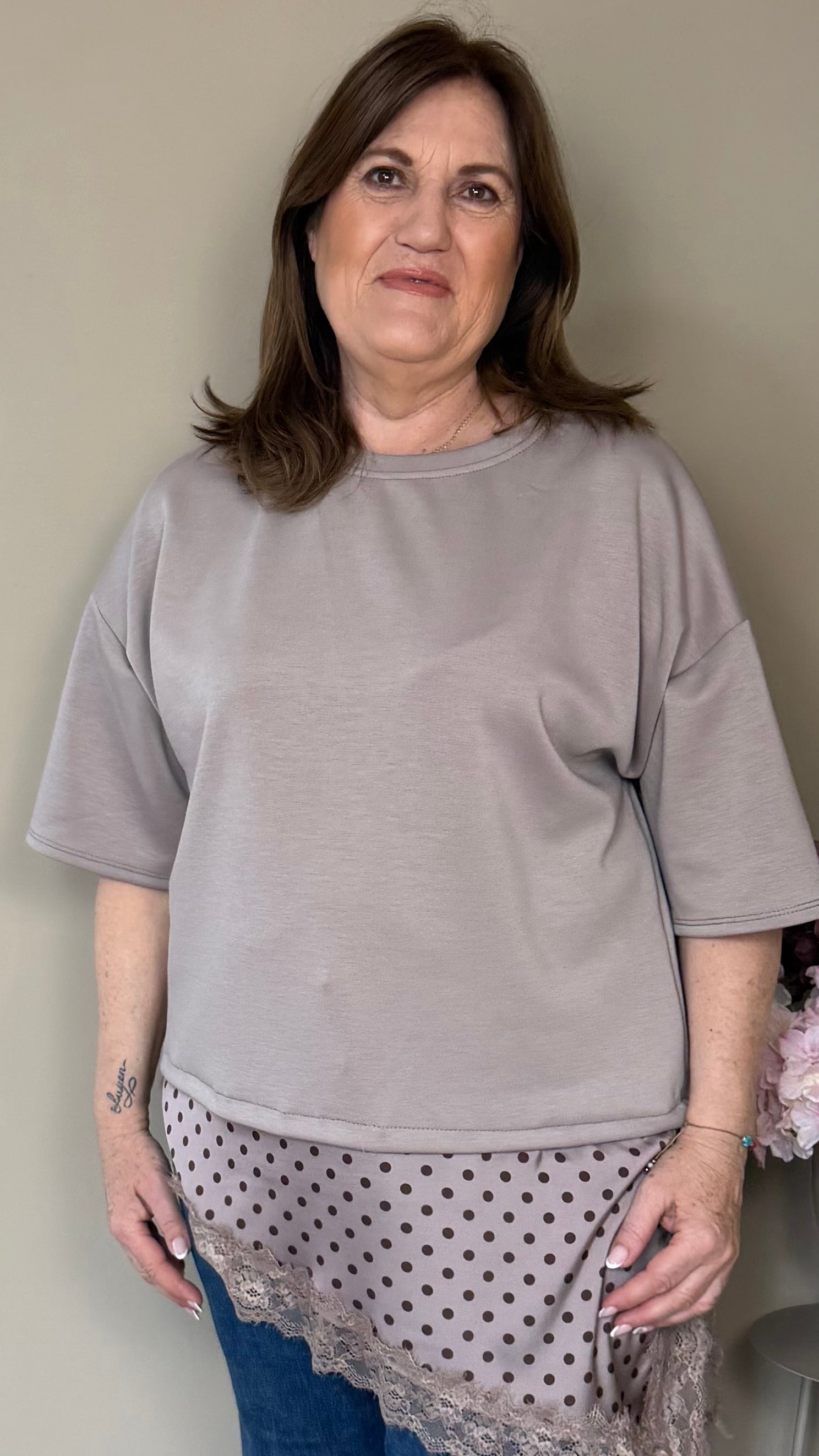 Camiseta Sevilla gris