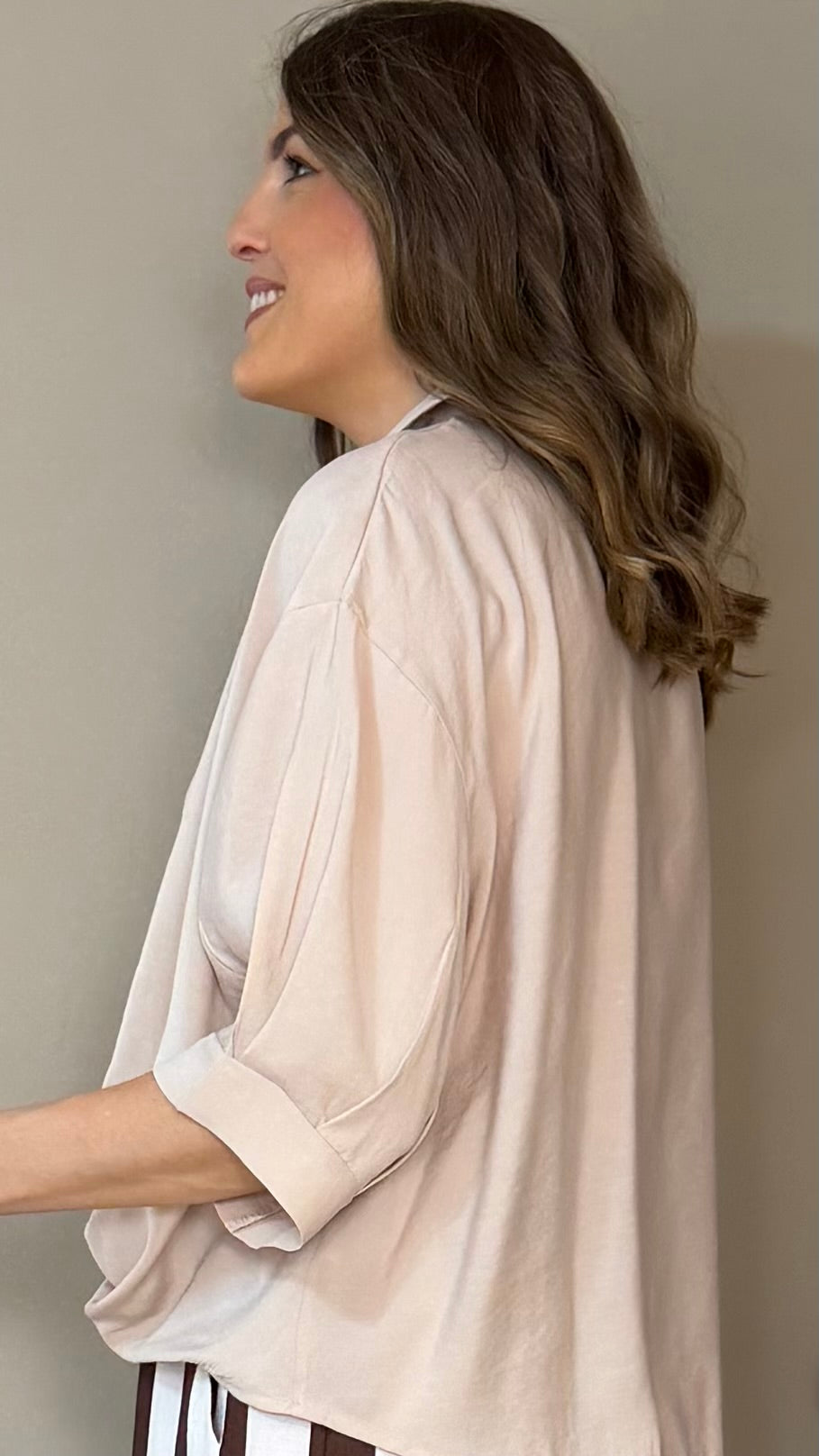 Blusa Celia beige