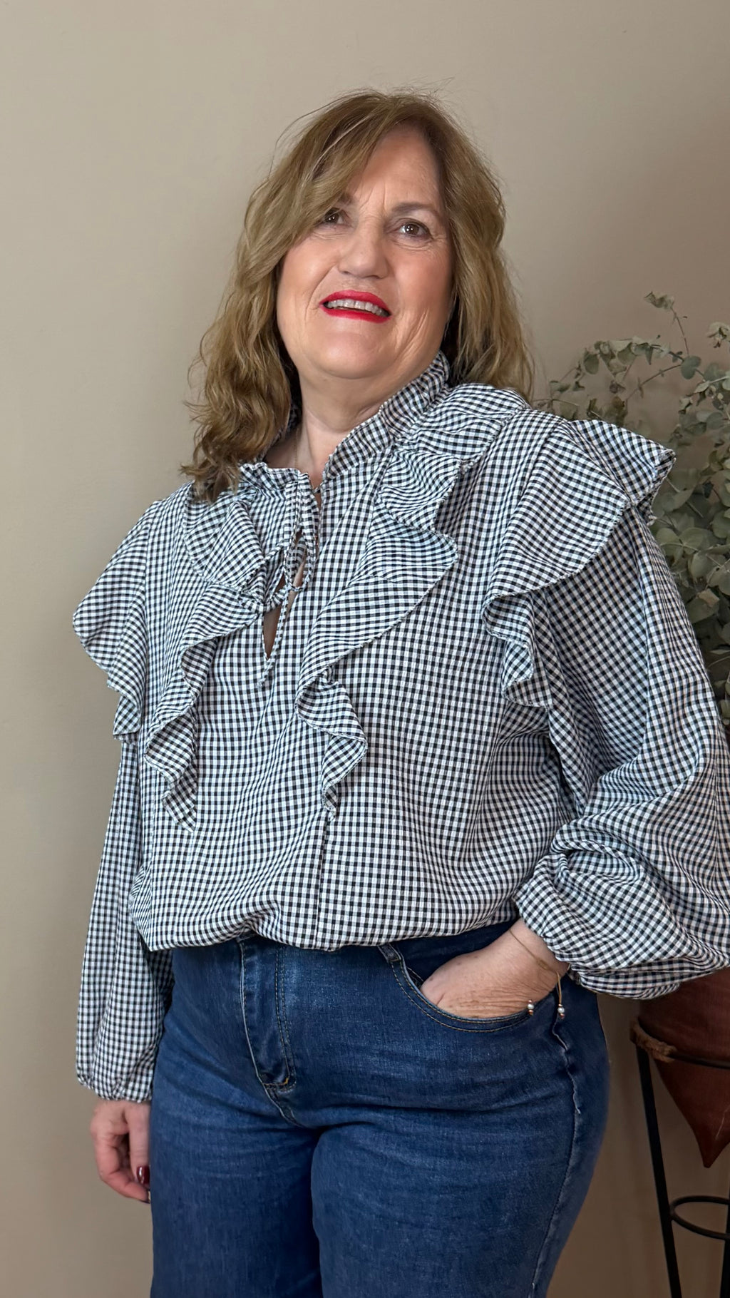 Blusa Celia negro