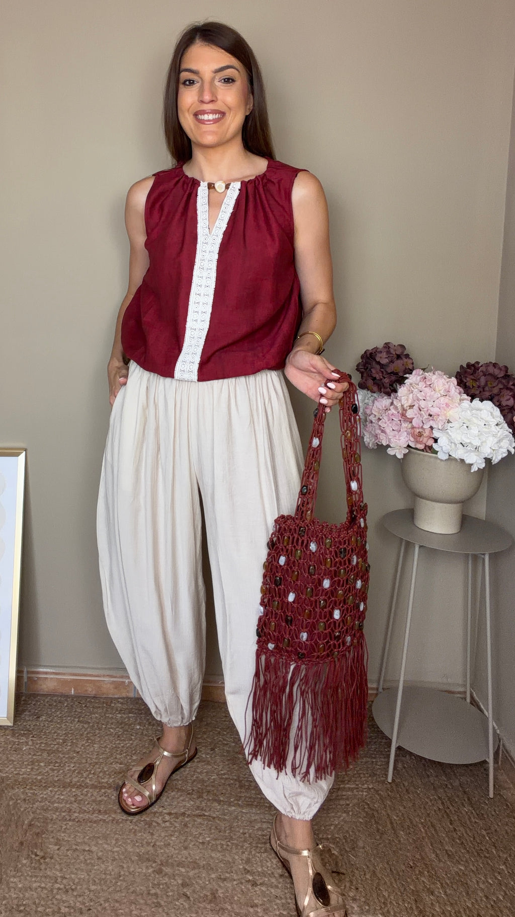 Pantalón Malasia beige