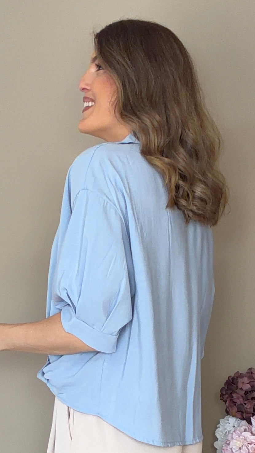 Camisa Celia Azul