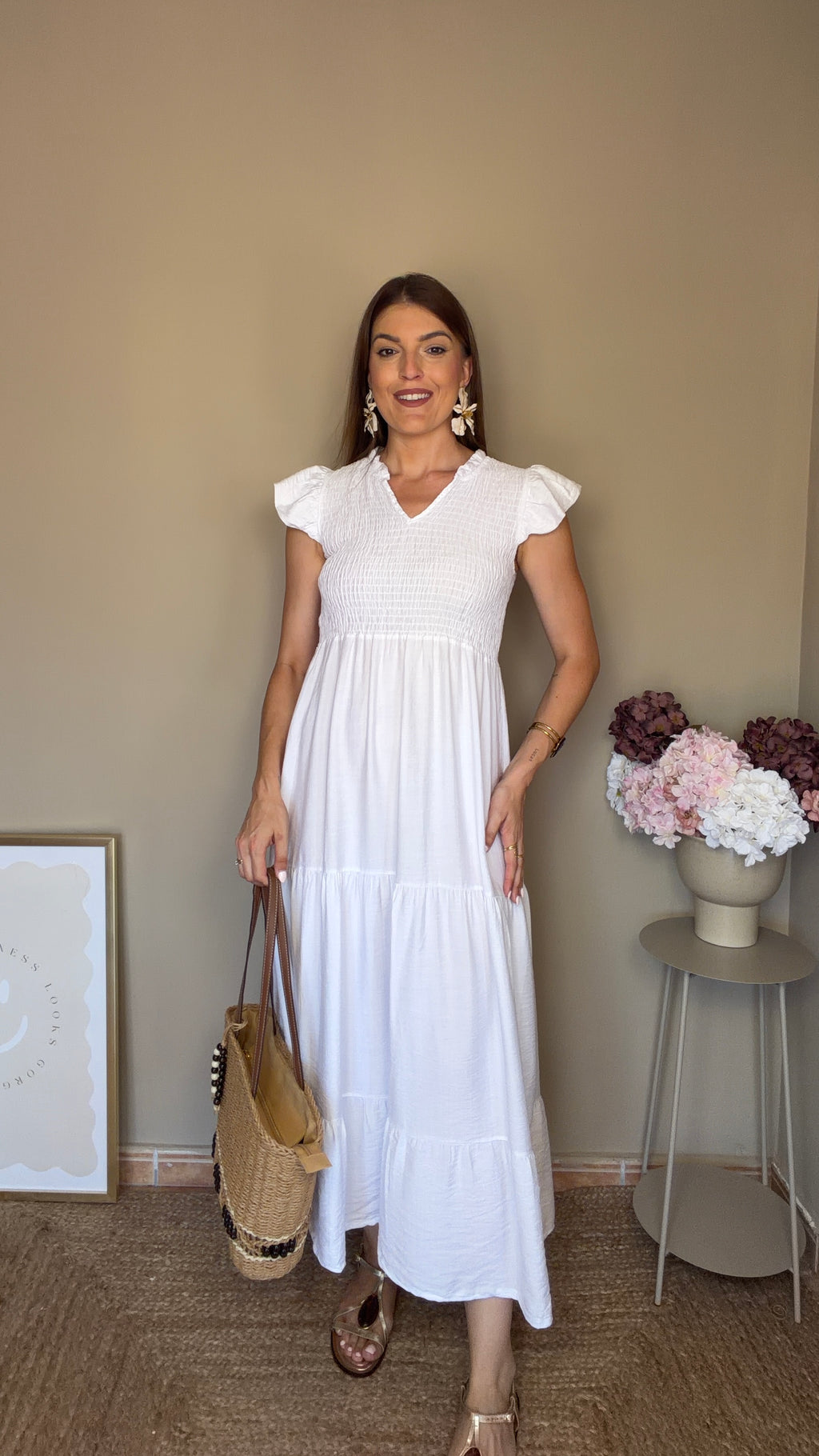 Vestido Tarifa blanco