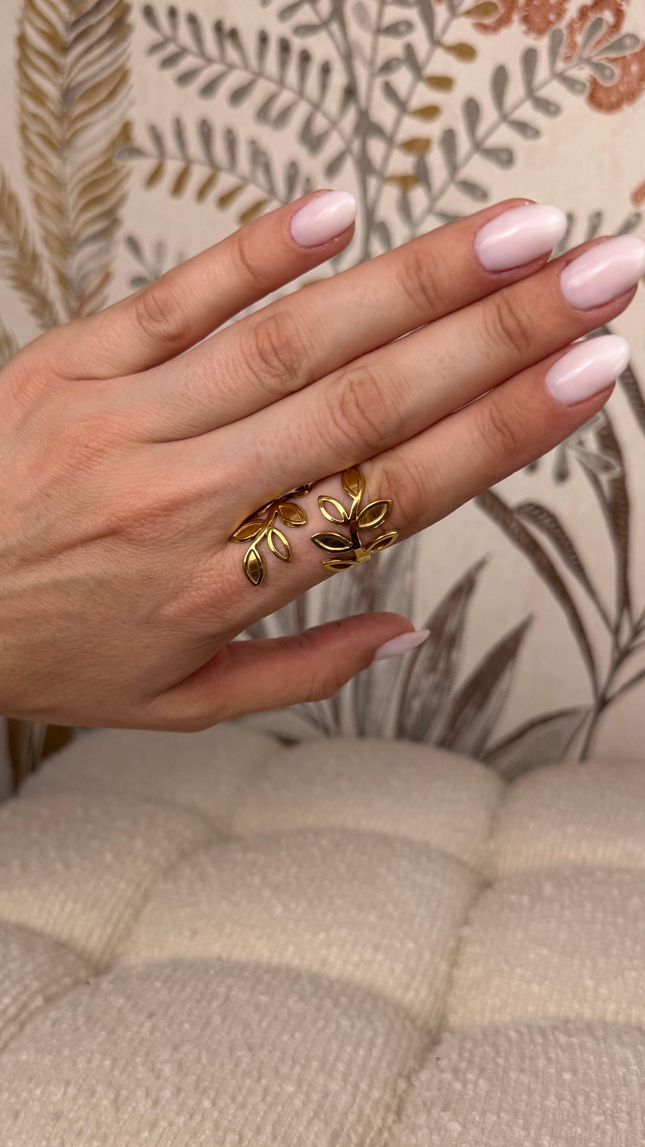 Anillo Hoja