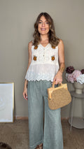 Blusa Calea crochet