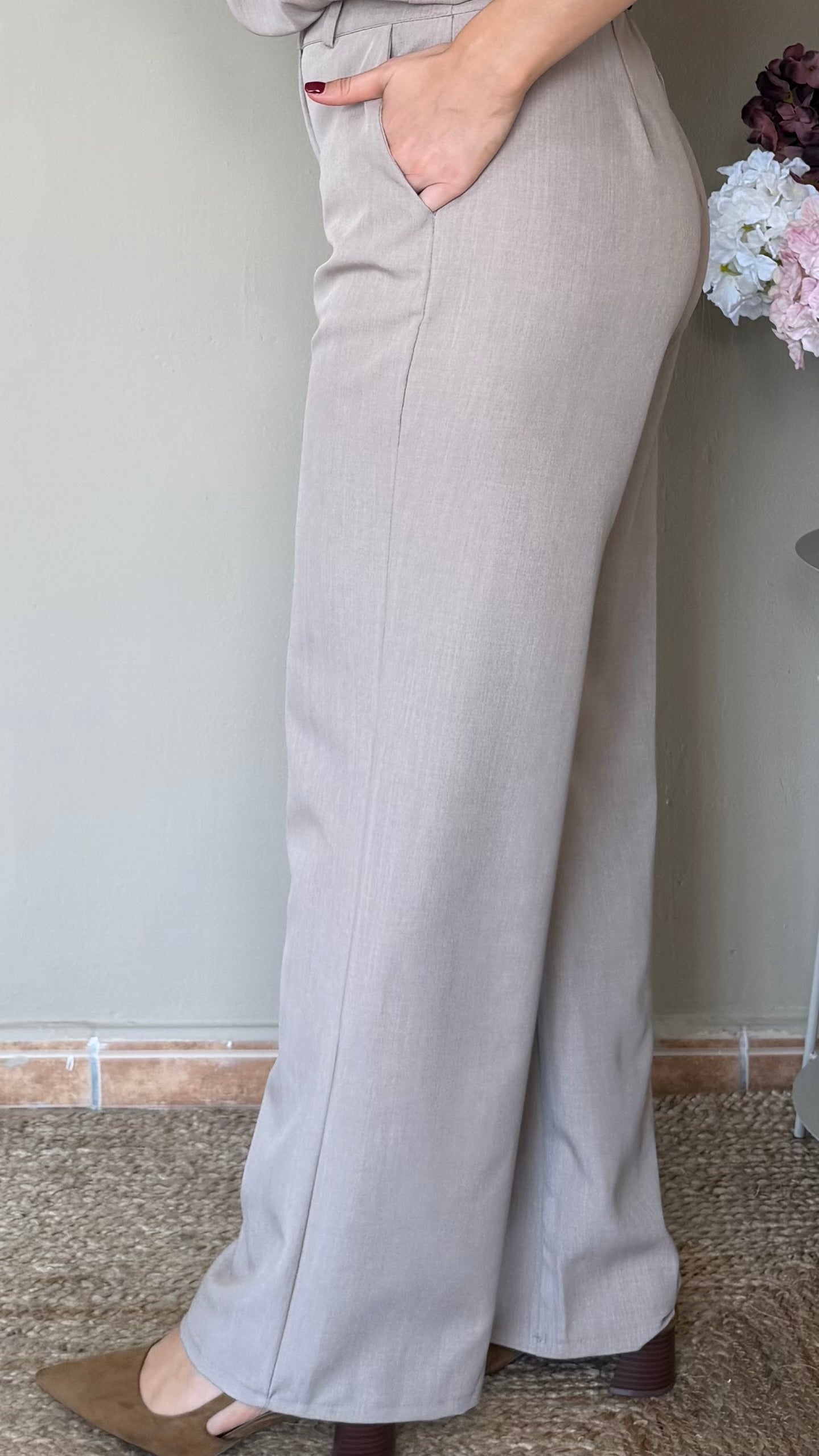 Pantalón Marta beige