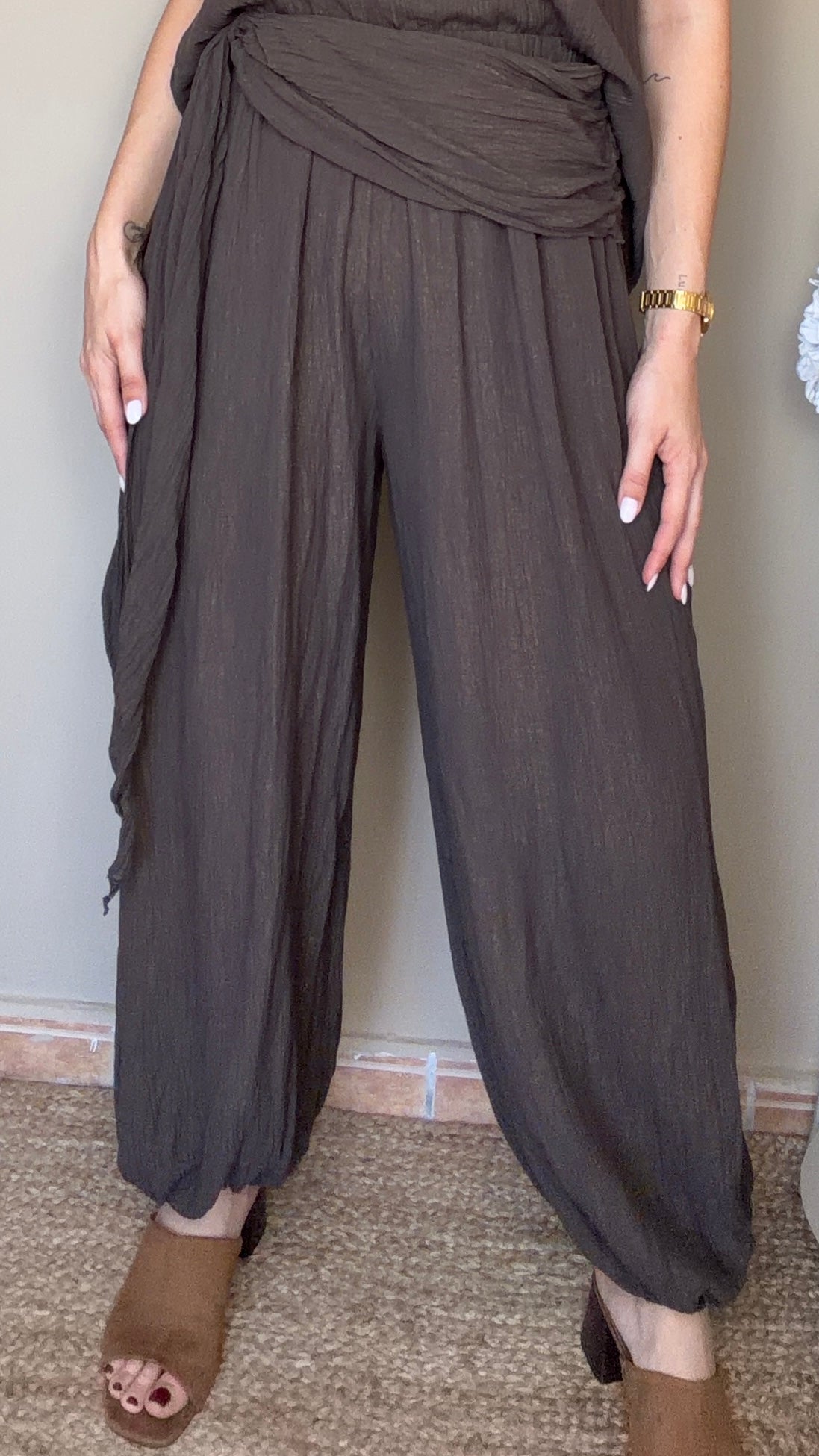 Pantalón Catalina marrón