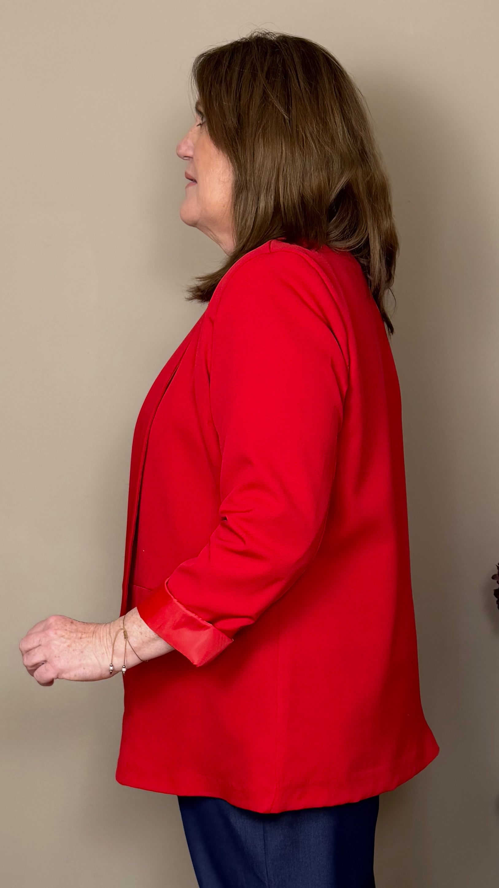 Blazer Leo rojo