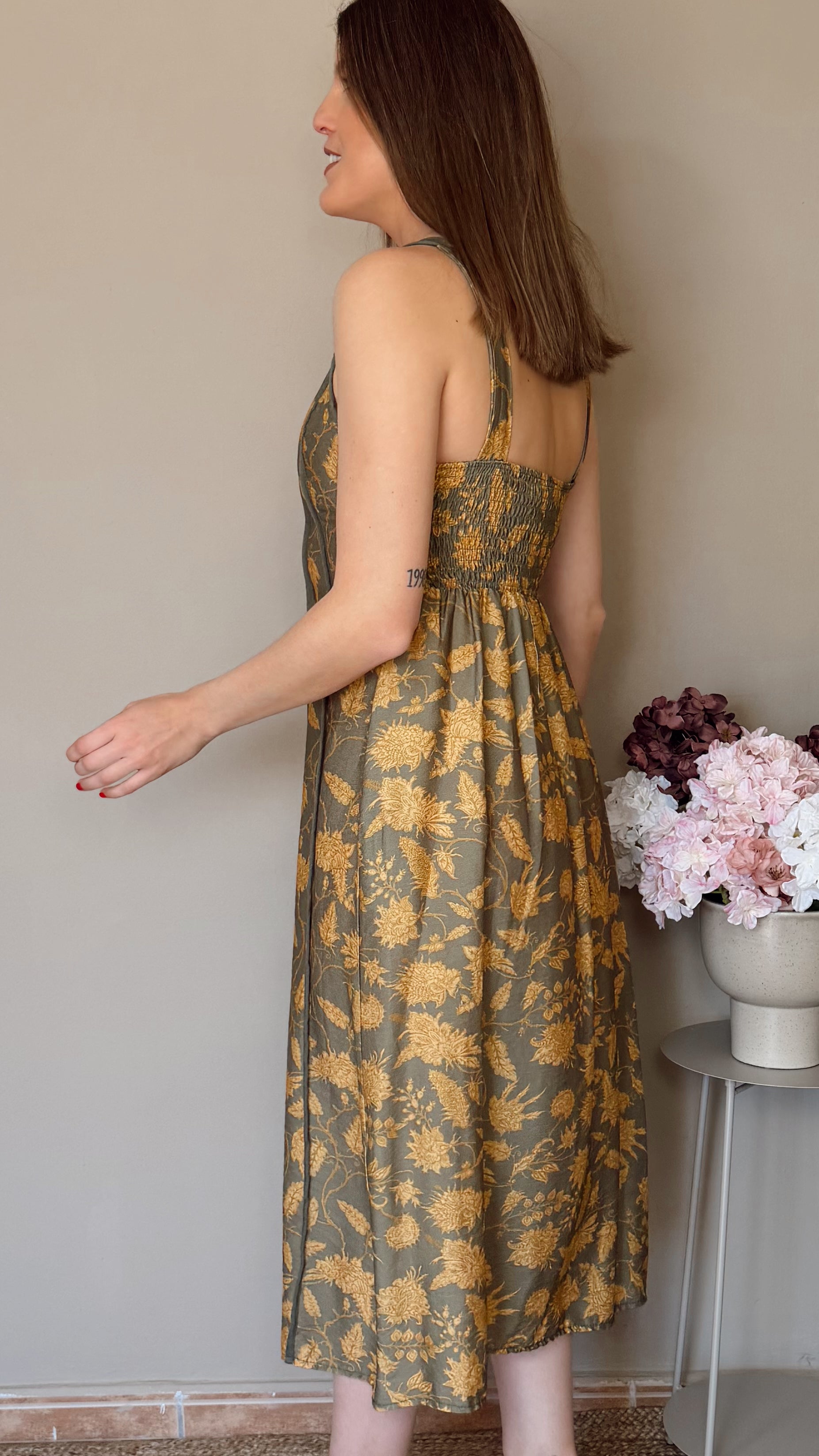 Vestido Gala verde