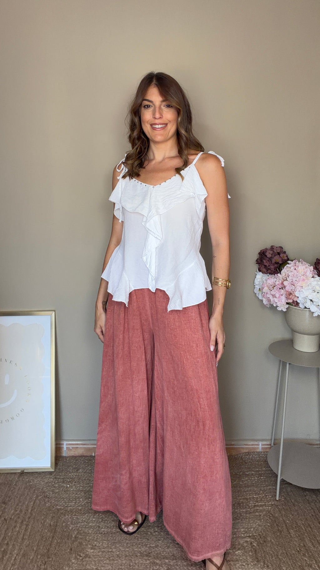 Pantalón Carlota coral
