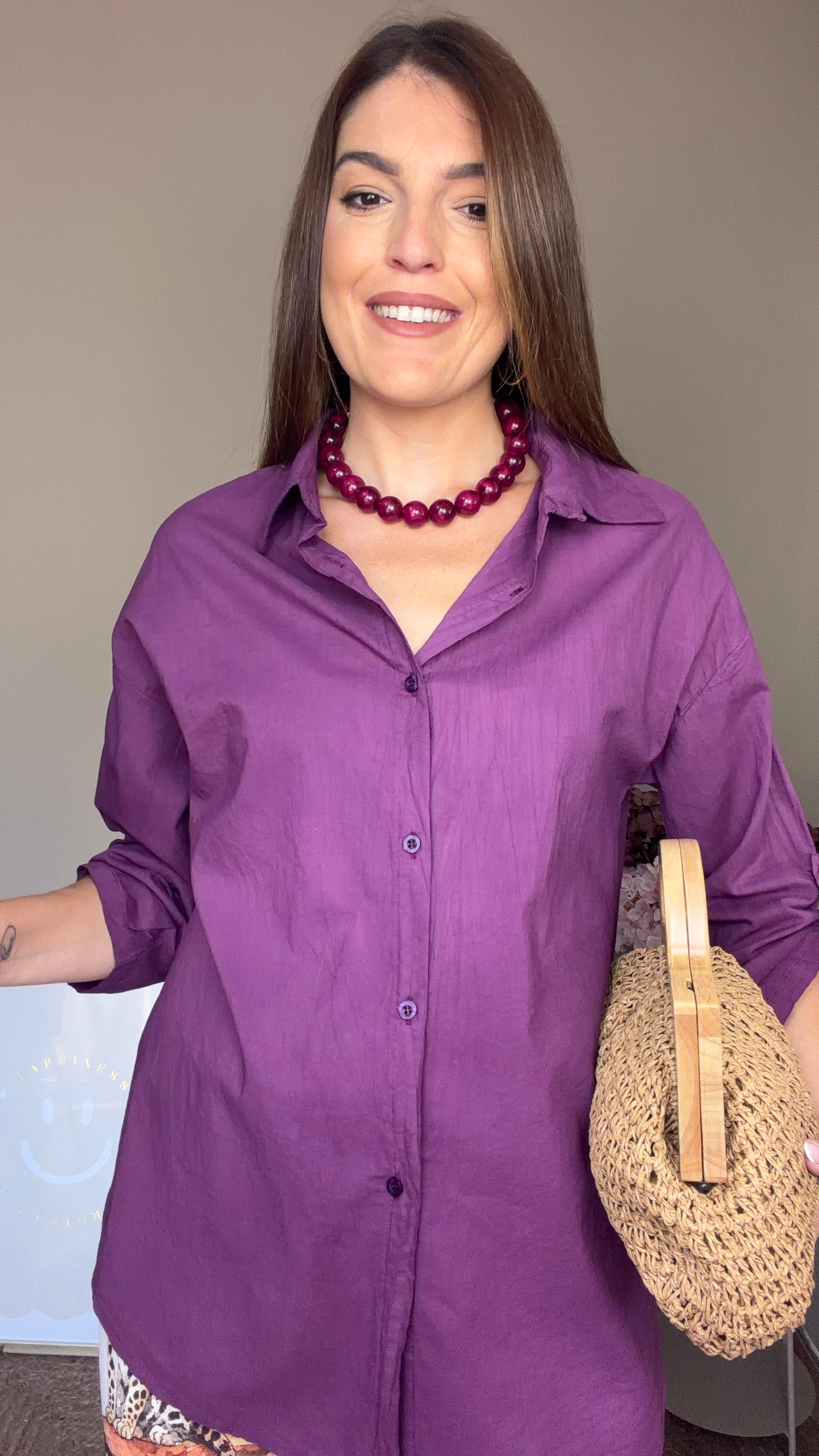 Camisa Julia morada