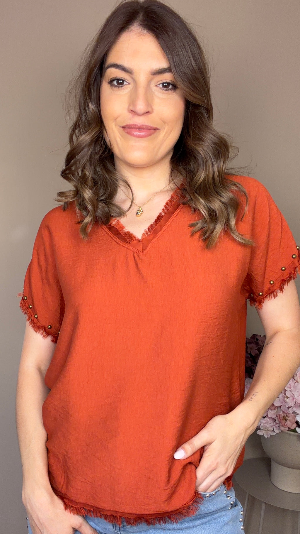Camiseta Hera teja