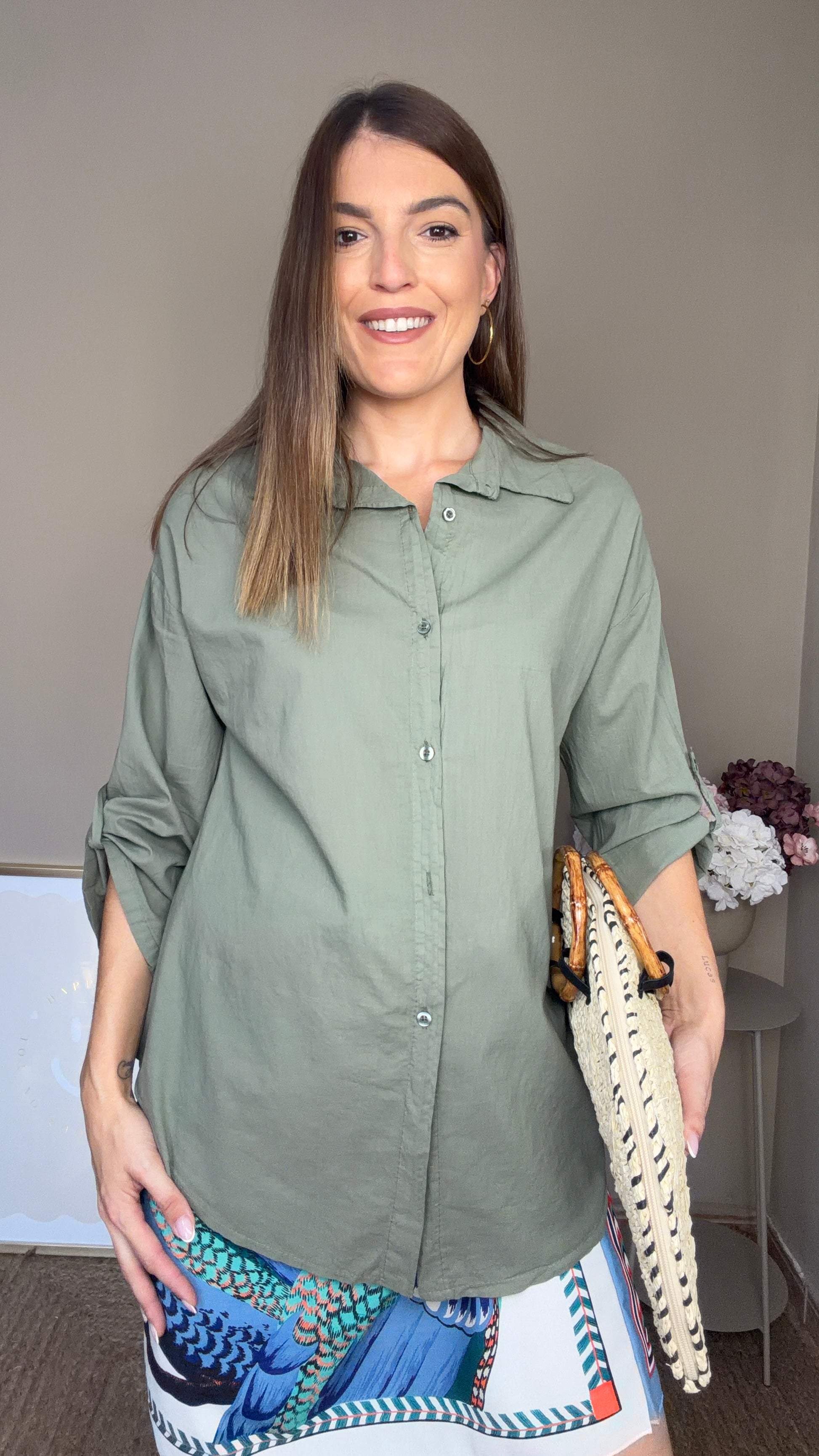 Camisa Julia kaki