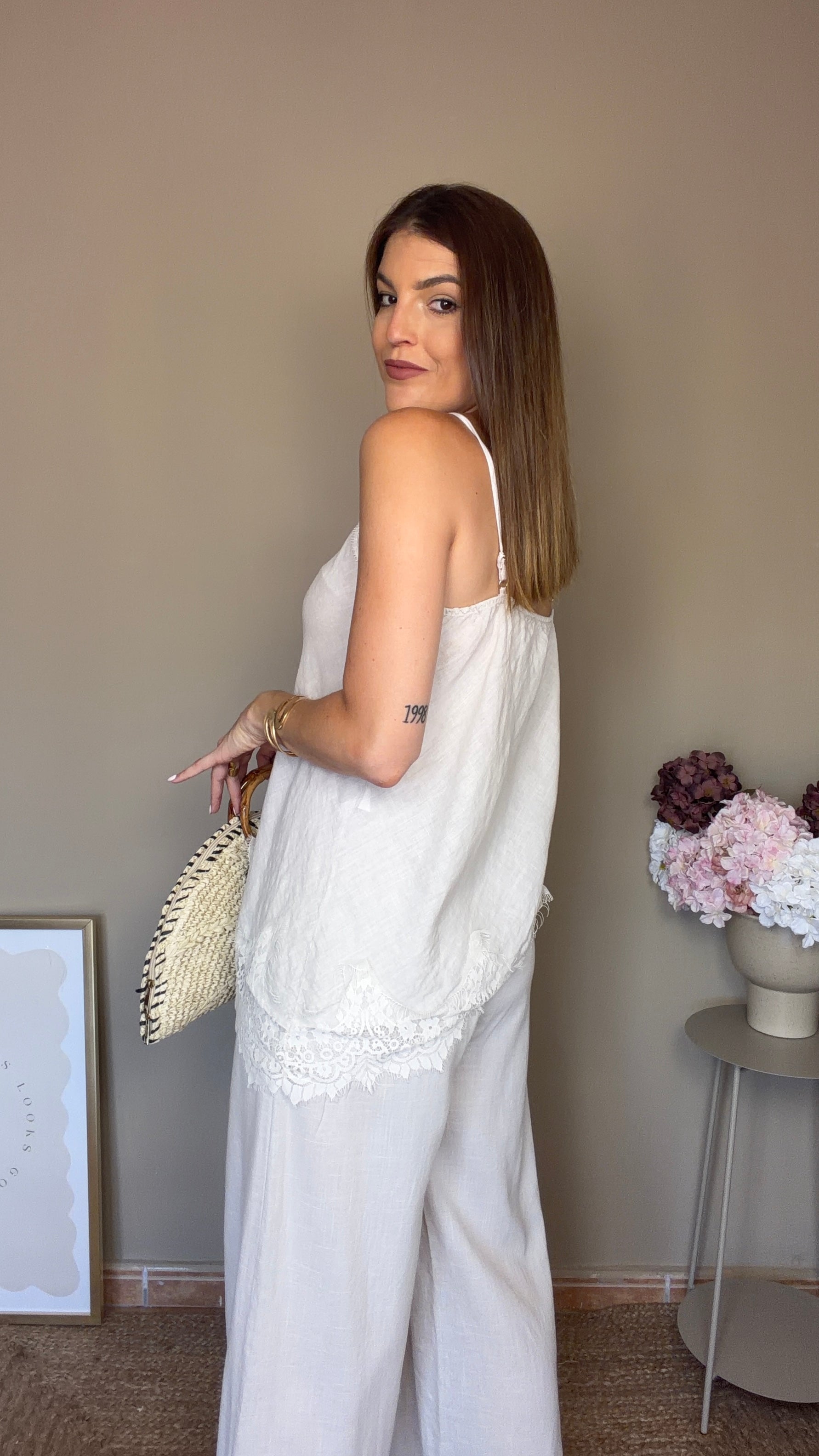 Lencero lino beige