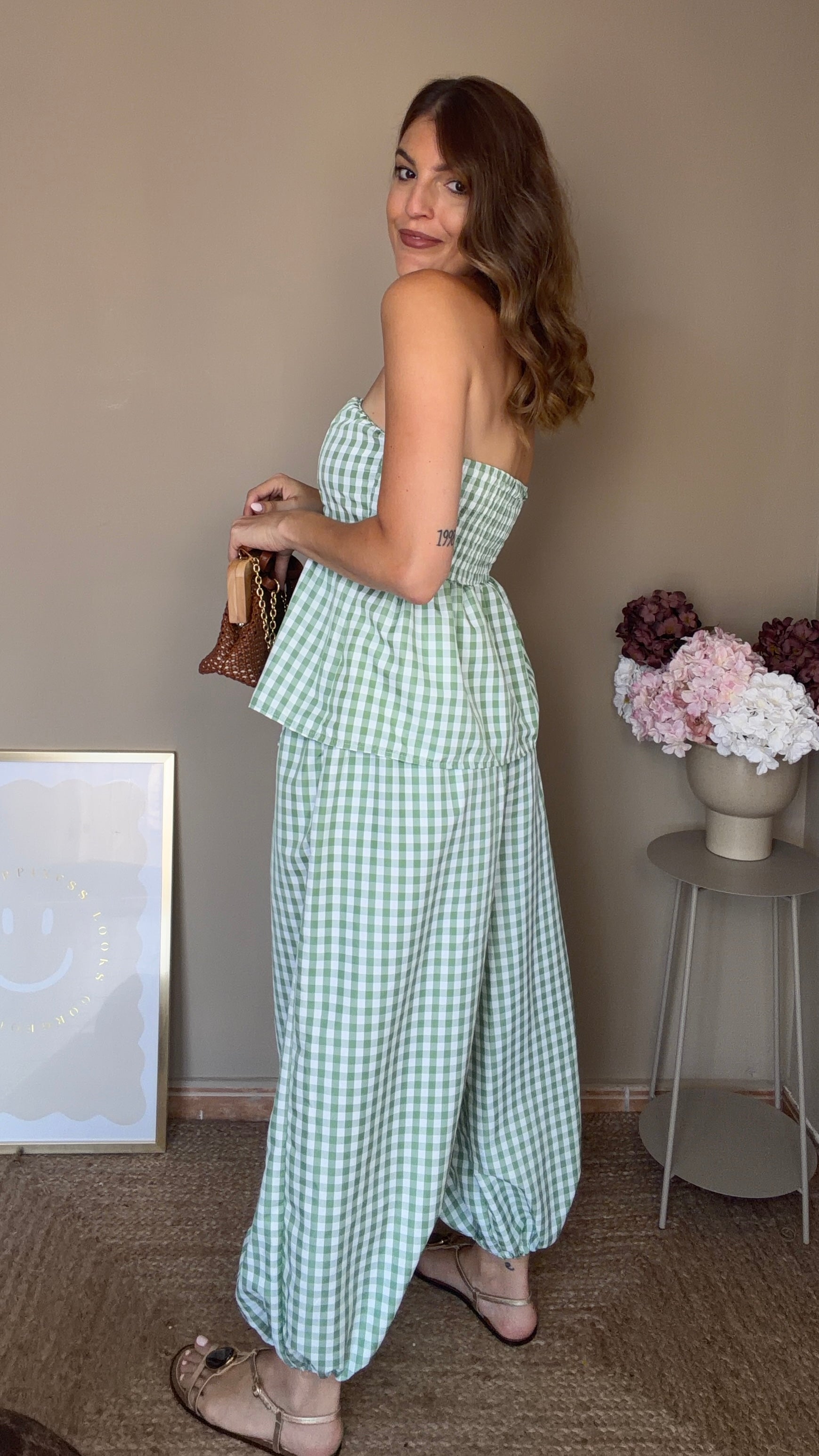Conjunto Camila verde