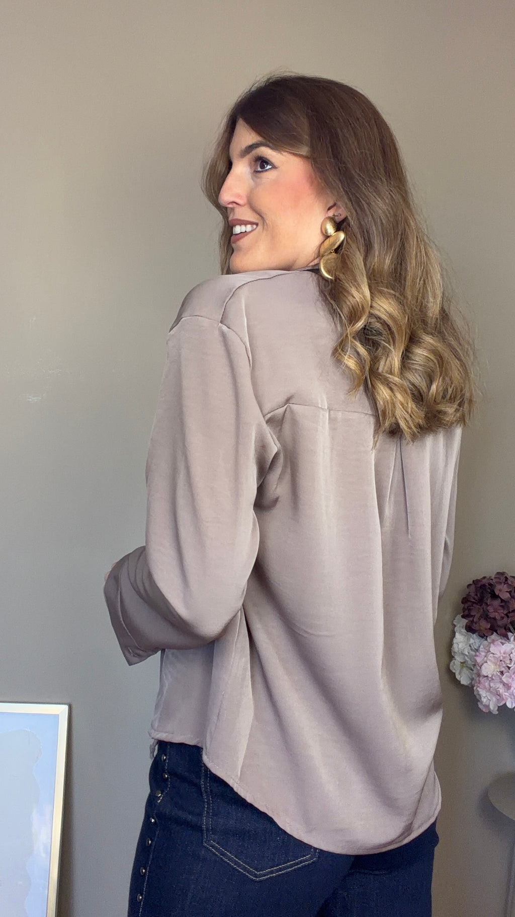 Blusa Lara gris