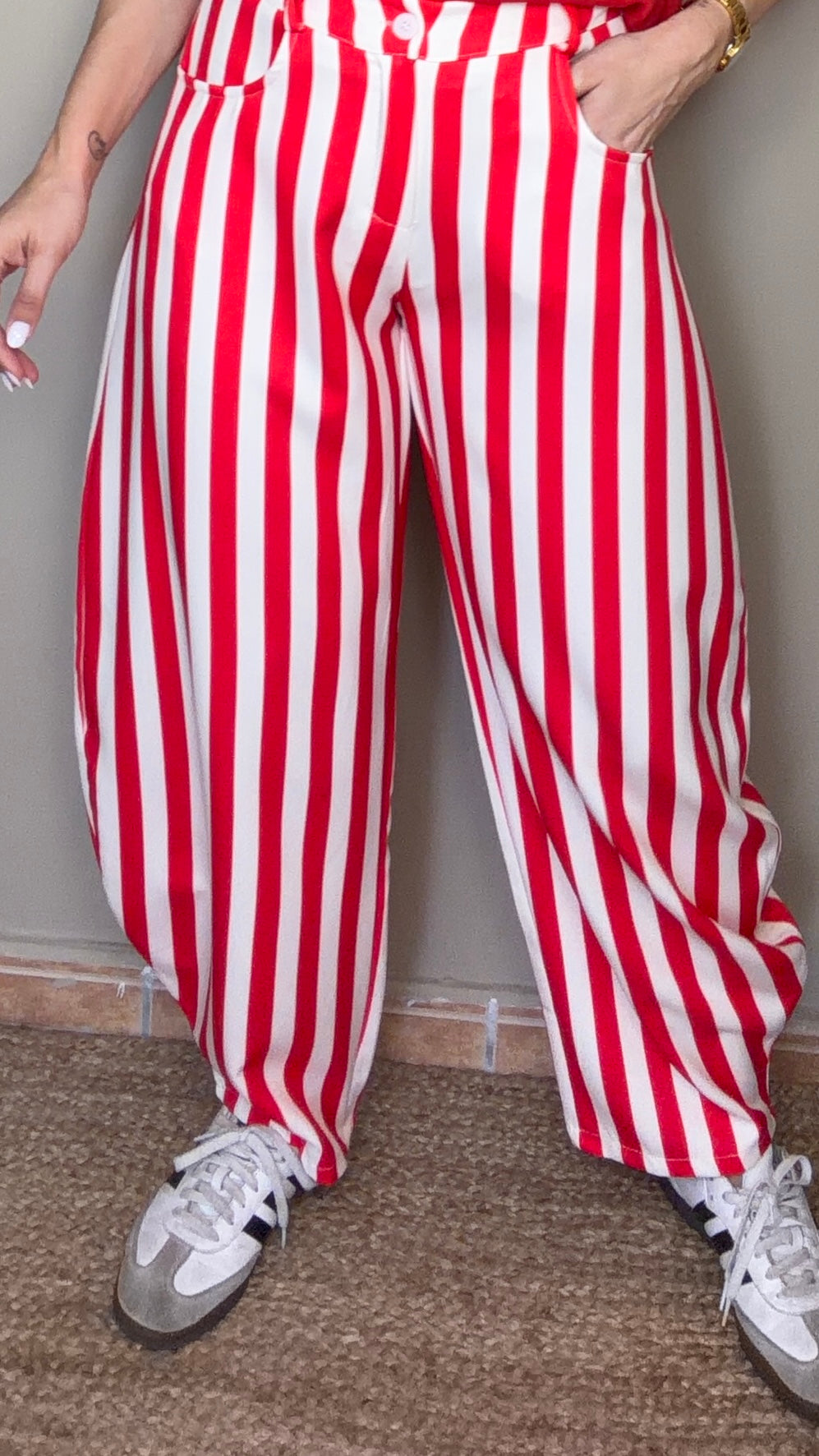 Pantalón Denia rojo