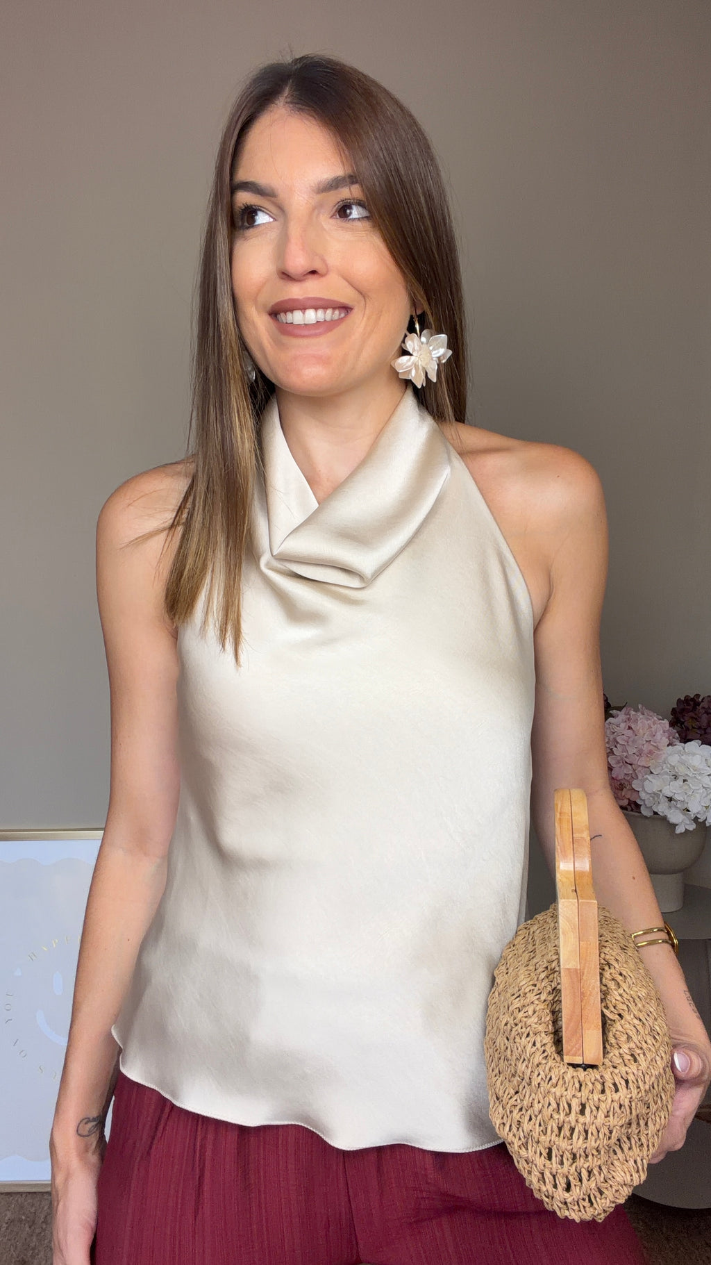 Blusa Gema beige