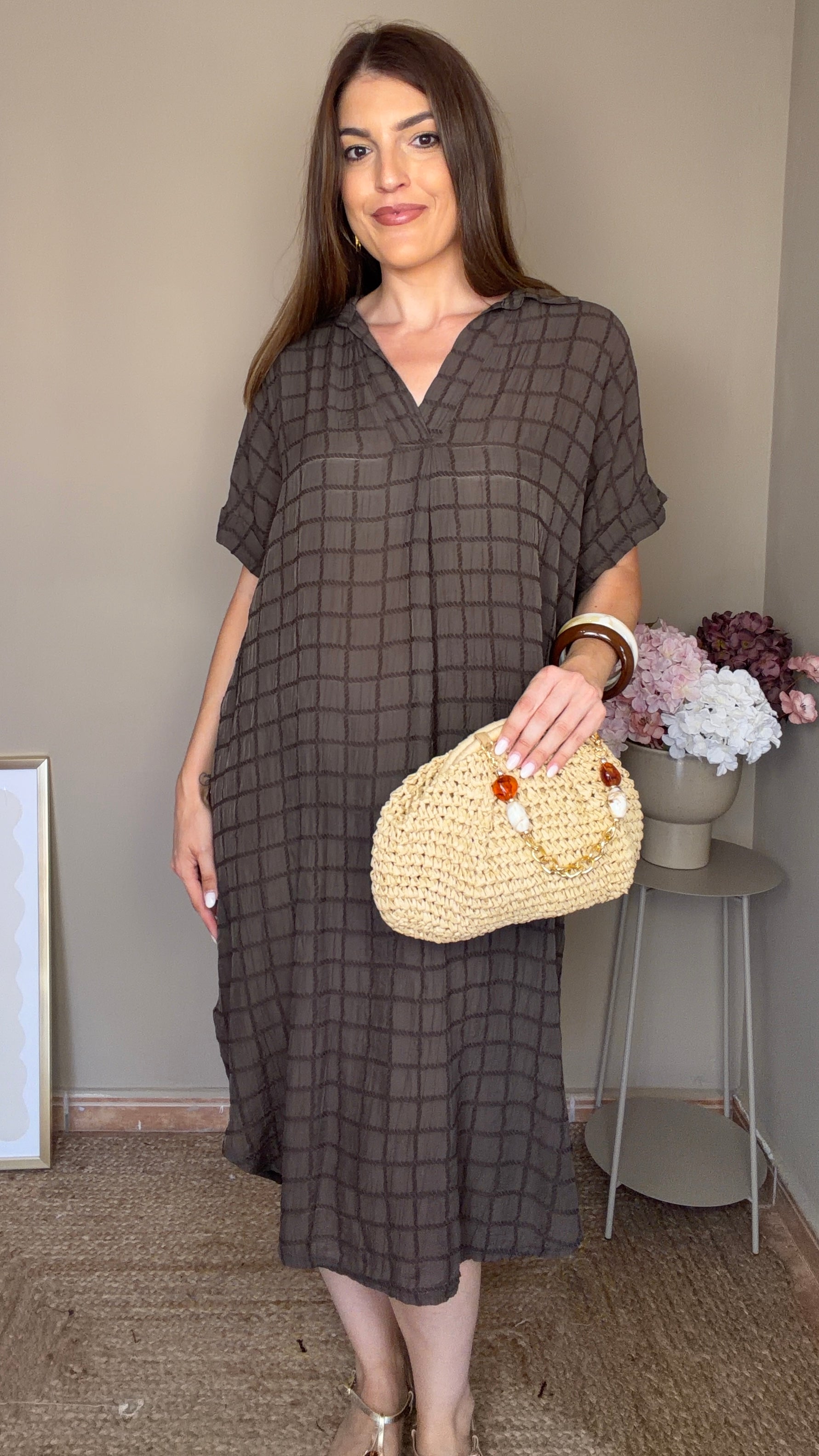 Vestido Clara marrón