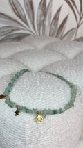 Collar piedras verde