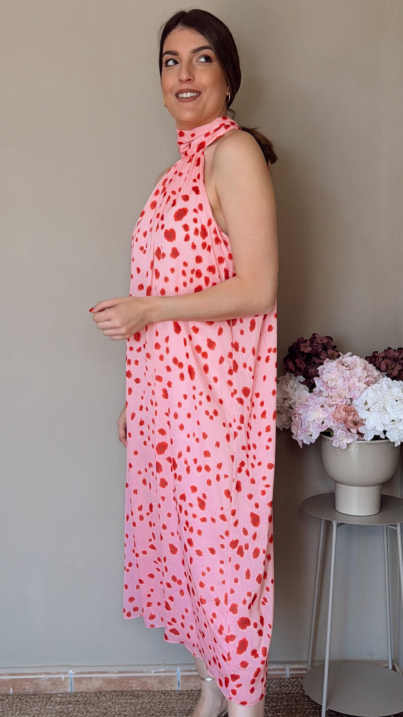 Vestido Andrea rosa