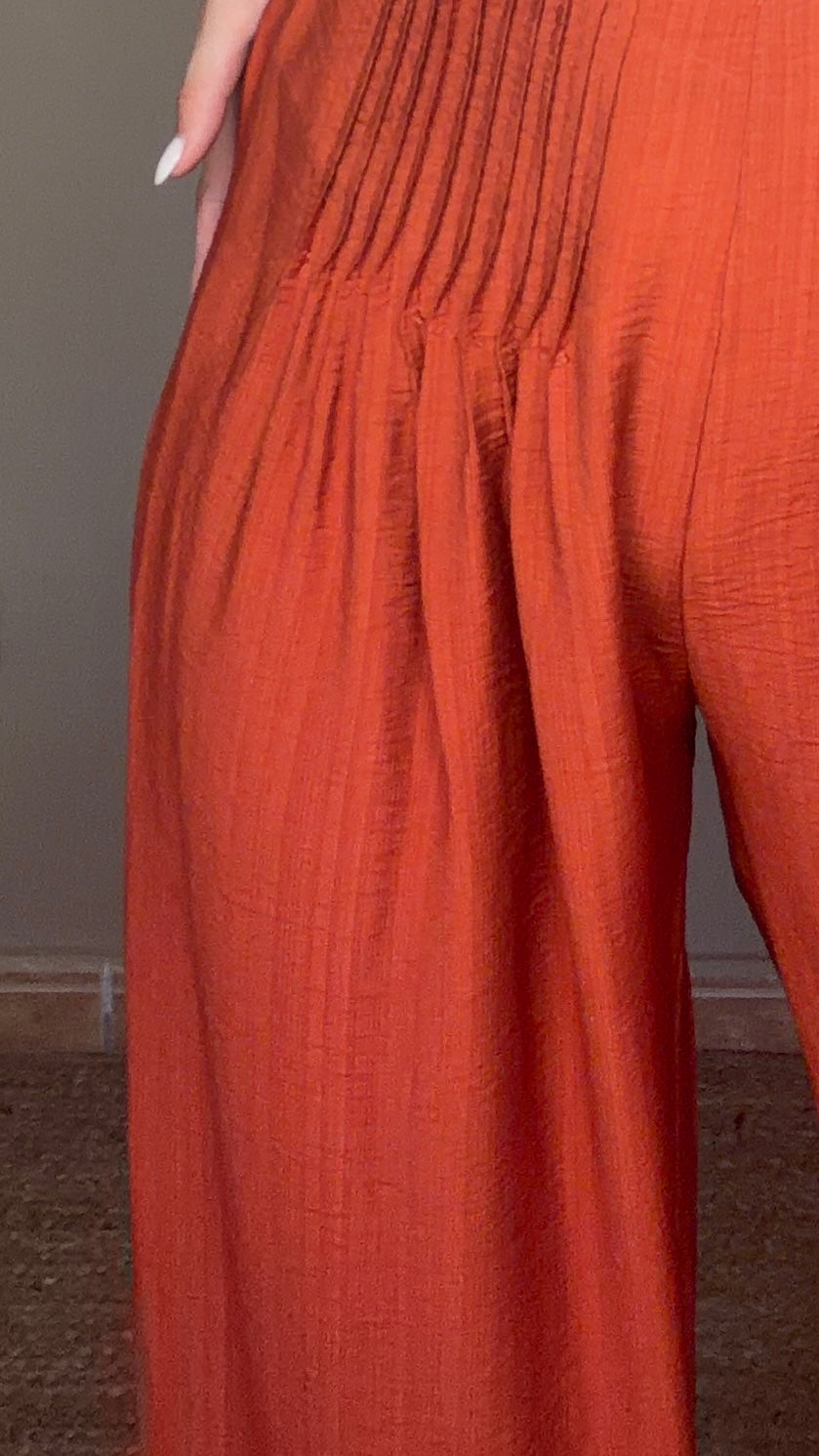 Pantalón Galicia teja