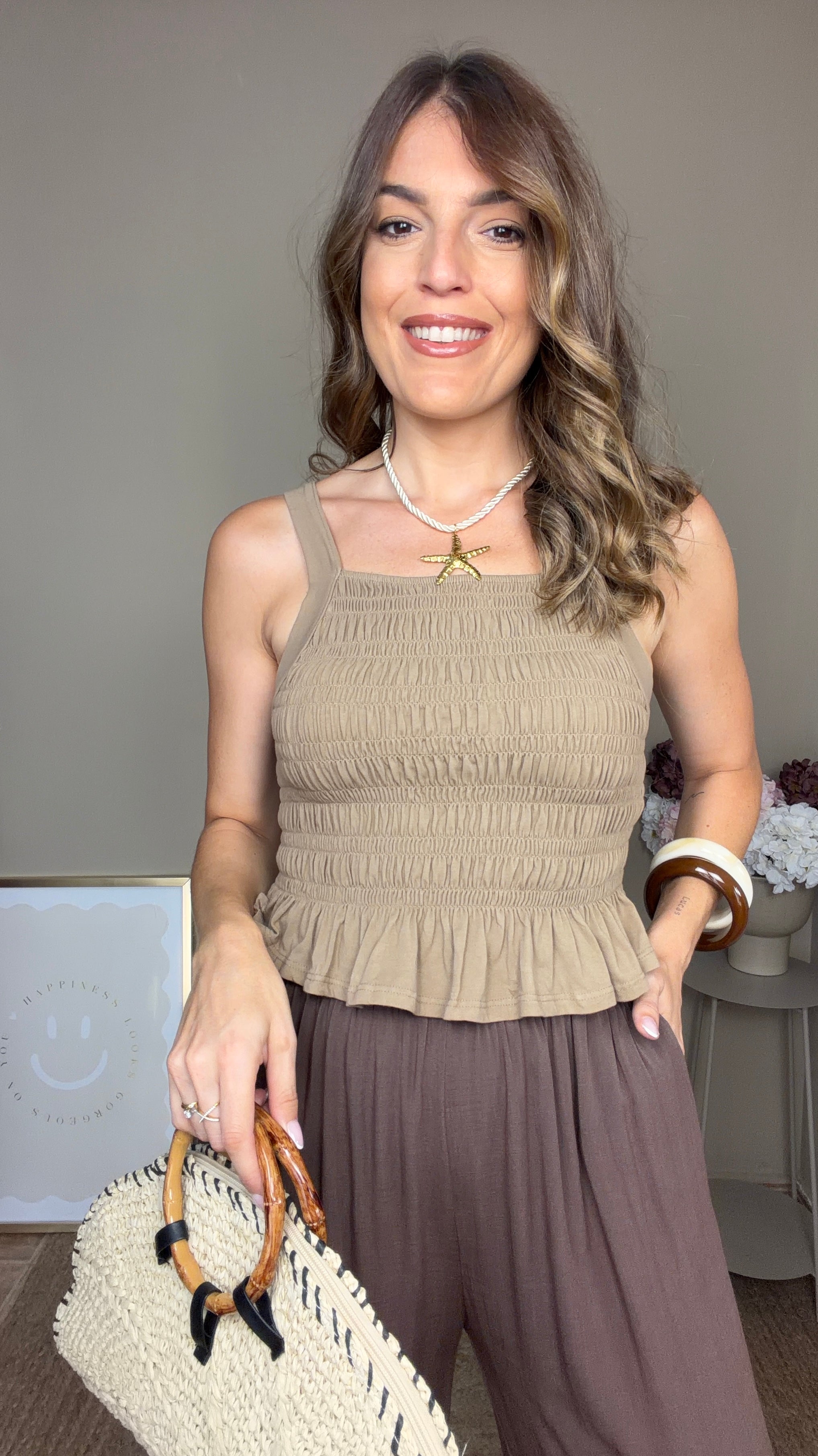 Top Marta beige